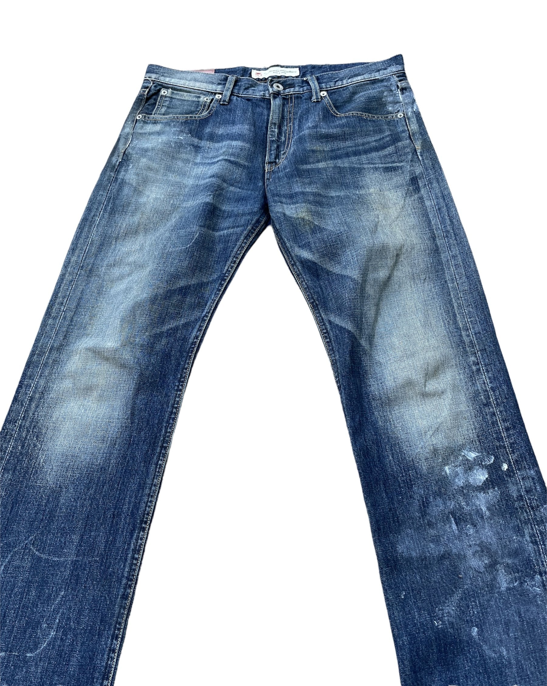 Vintage Fundamental Japan Aging Wash Denim