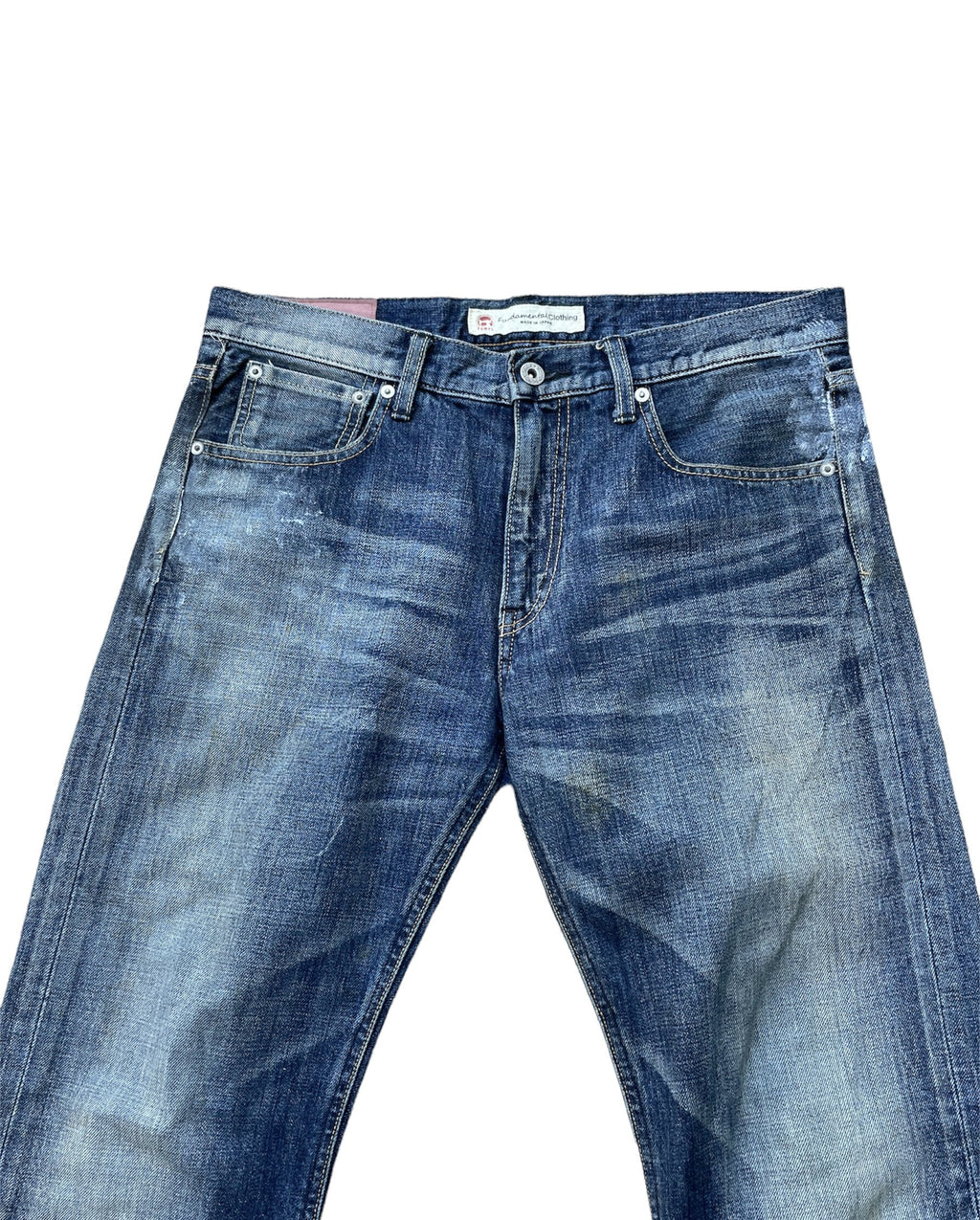 Vintage Fundamental Japan Aging Wash Denim