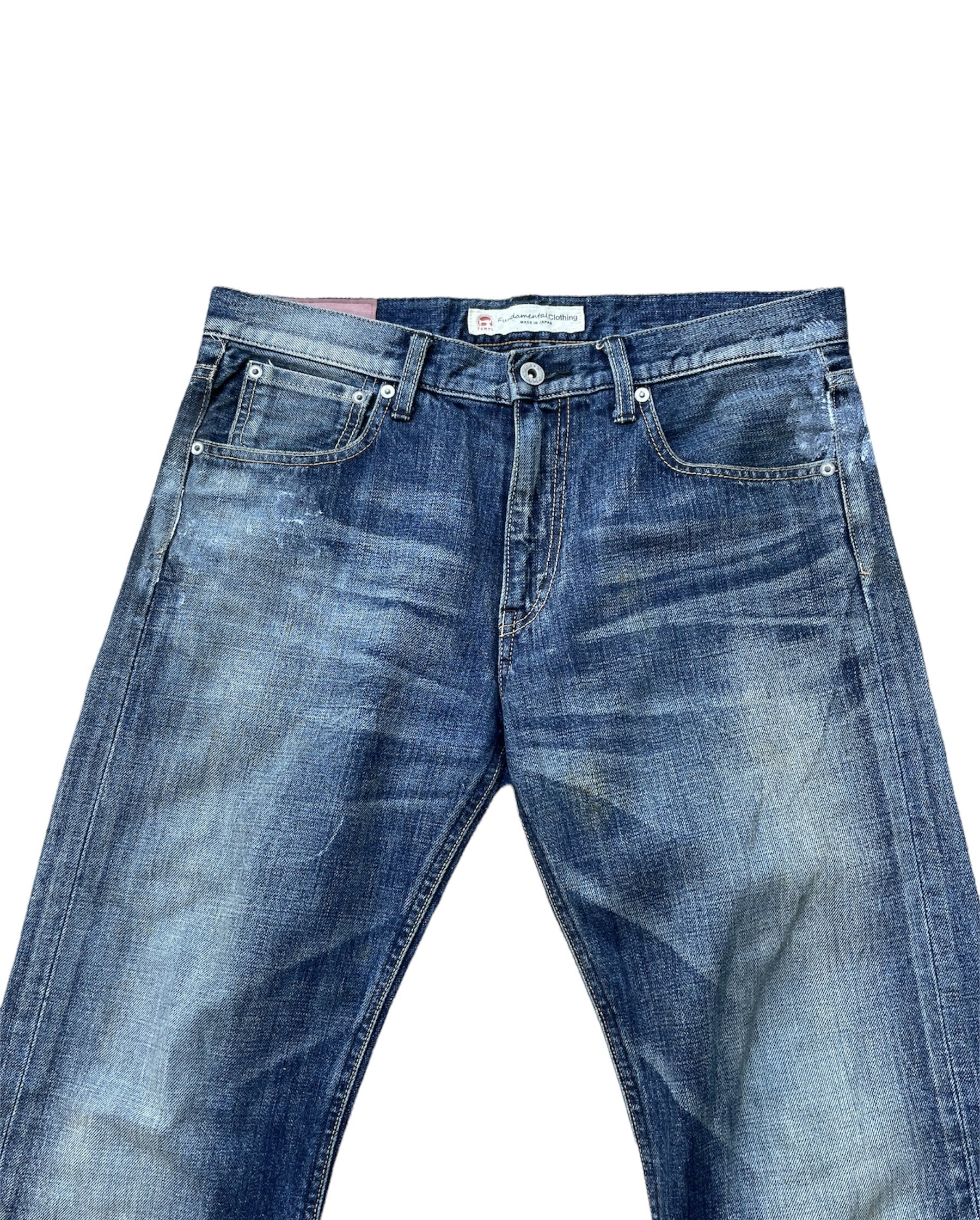 Vintage Fundamental Japan Aging Wash Denim