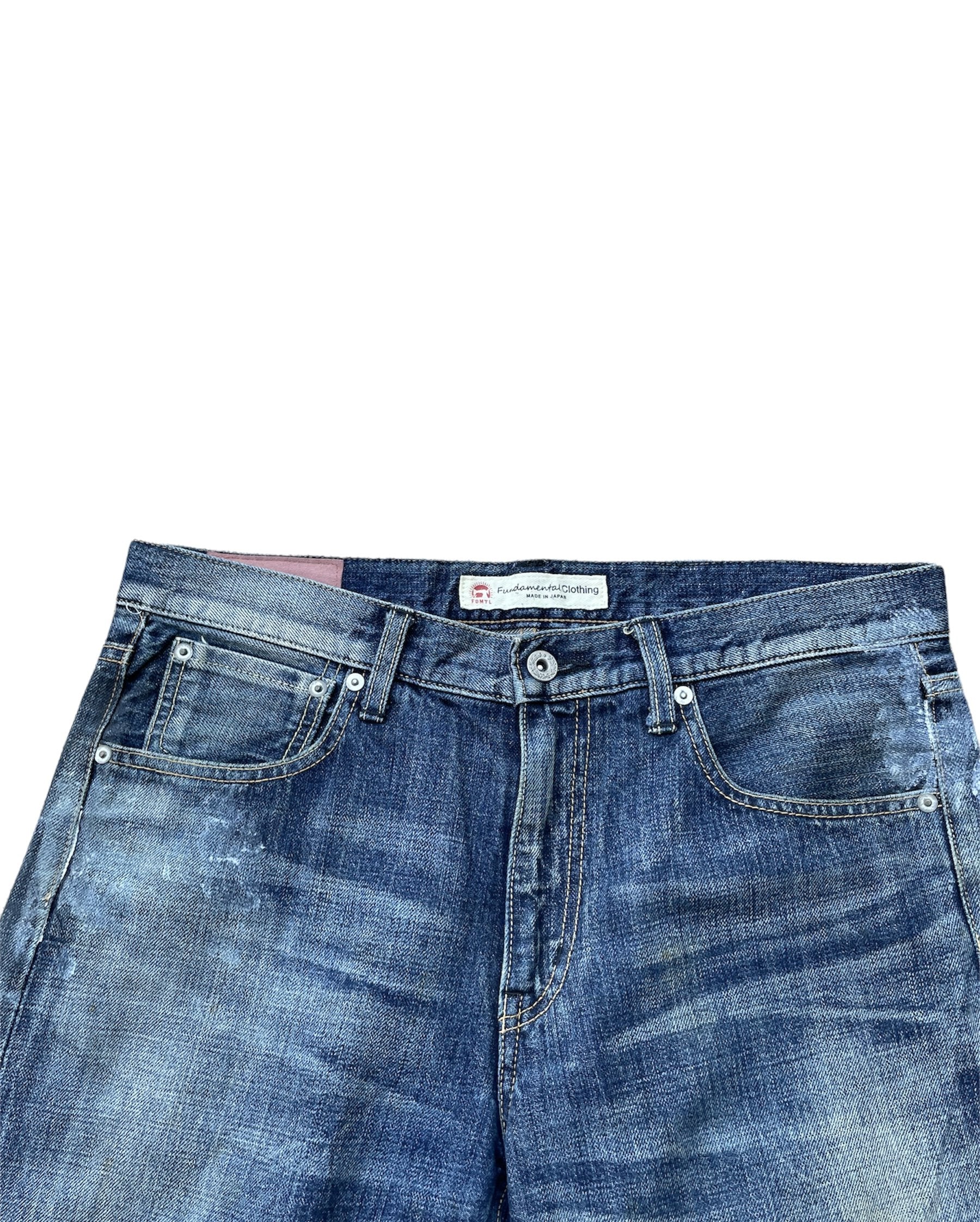 Vintage Fundamental Japan Aging Wash Denim