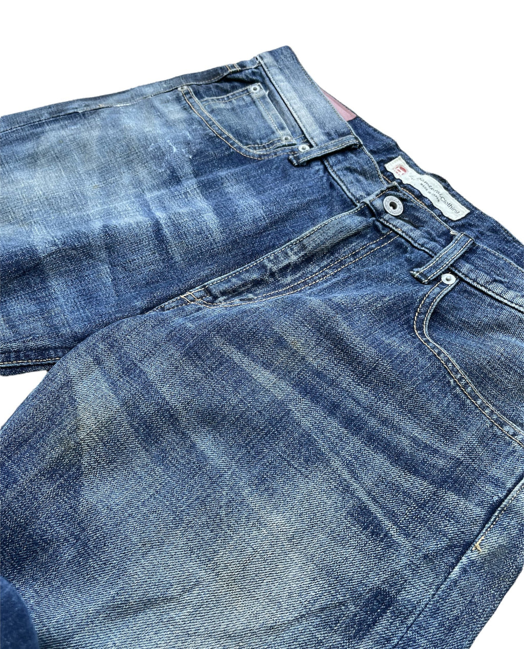 Vintage Fundamental Japan Aging Wash Denim