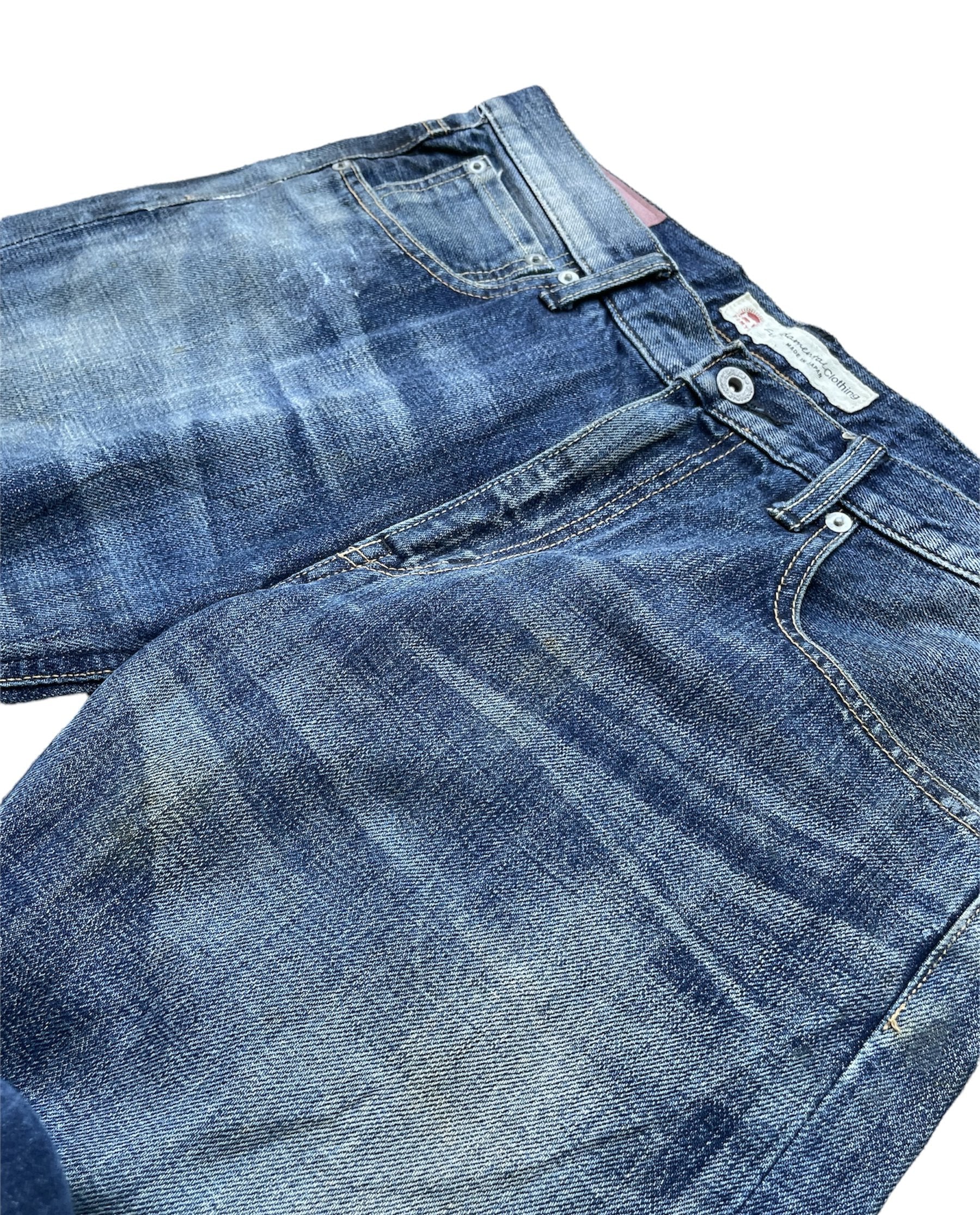 Vintage Fundamental Japan Aging Wash Denim