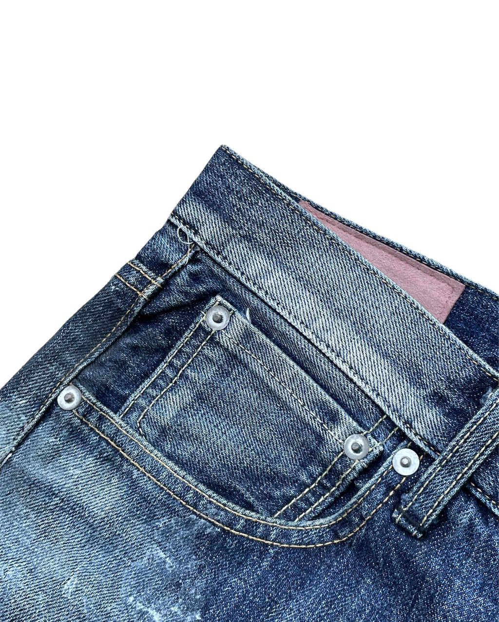 Vintage Fundamental Japan Aging Wash Denim