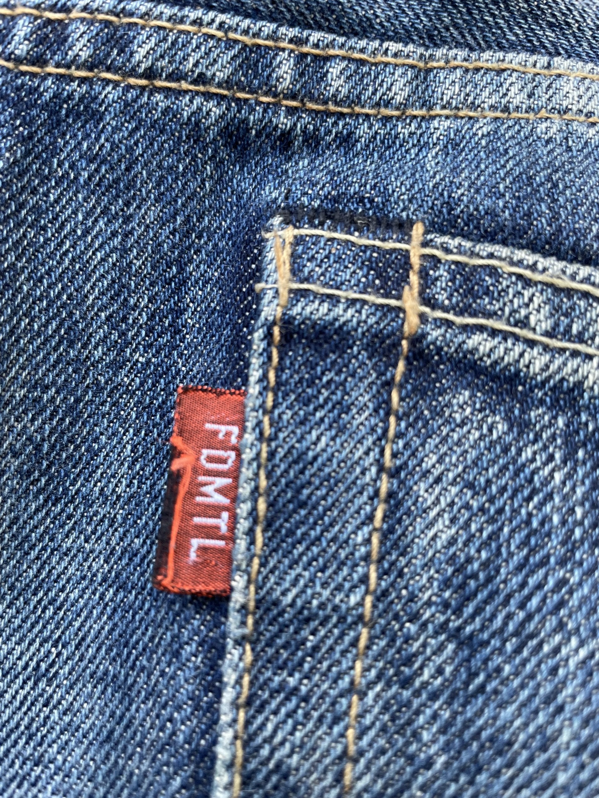 Vintage Fundamental Japan Aging Wash Denim