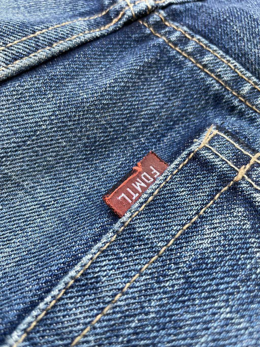Vintage Fundamental Japan Aging Wash Denim