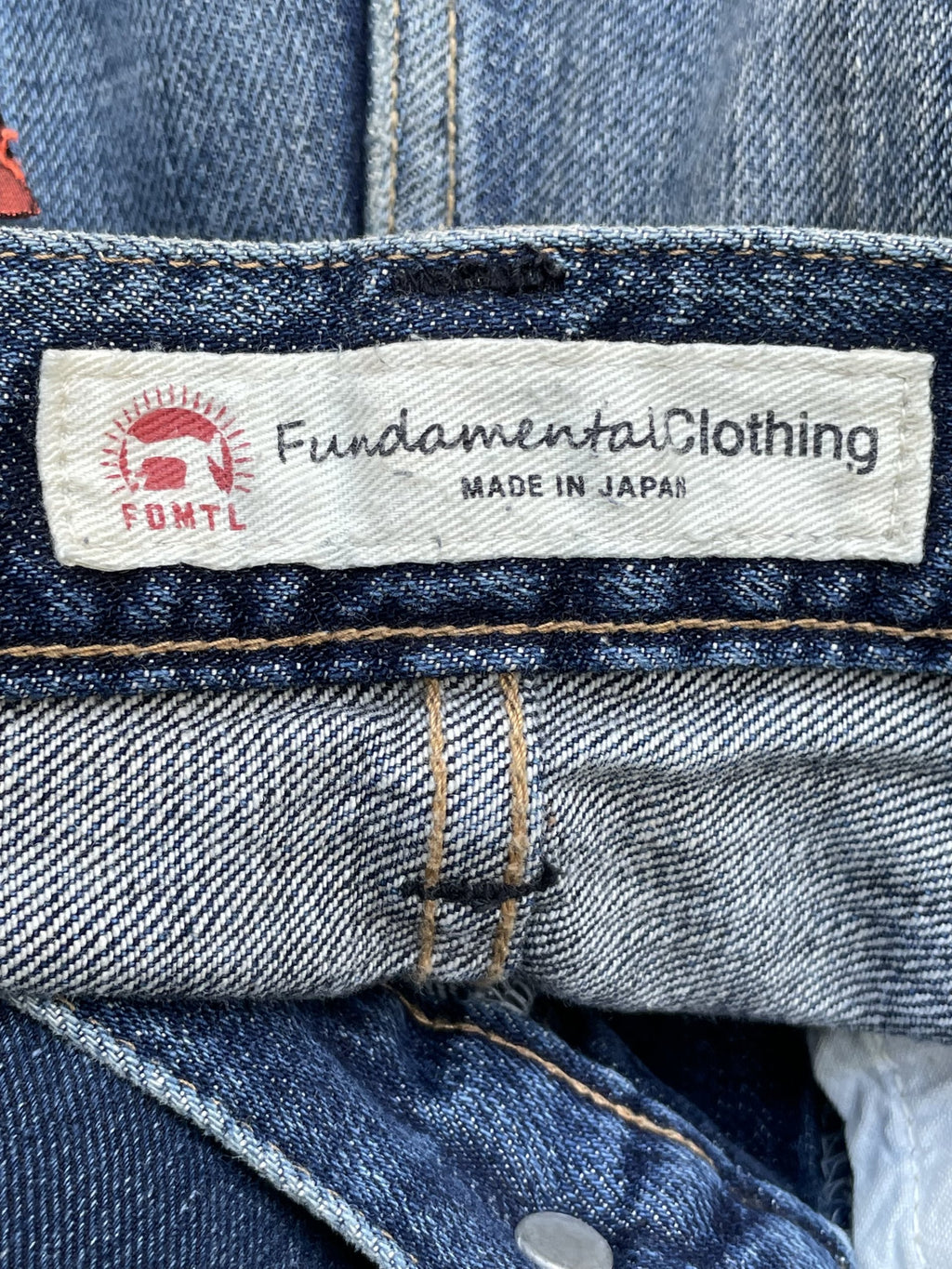 Vintage Fundamental Japan Aging Wash Denim