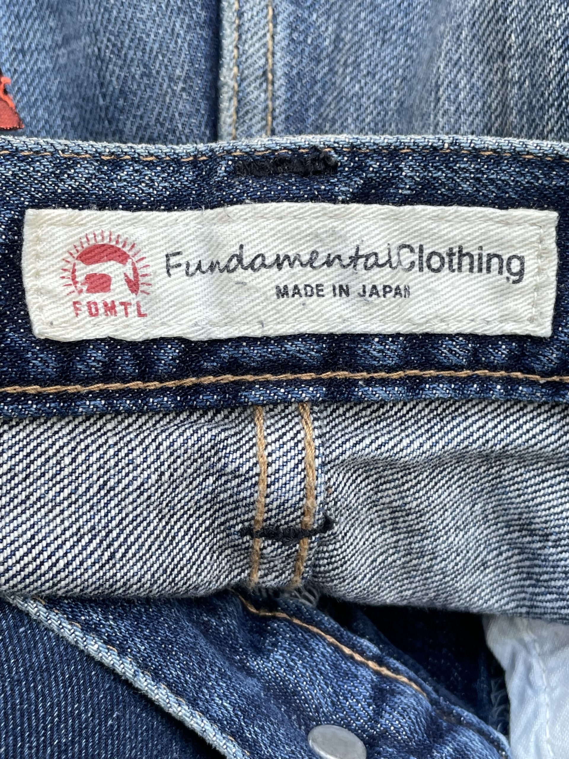 Vintage Fundamental Japan Aging Wash Denim