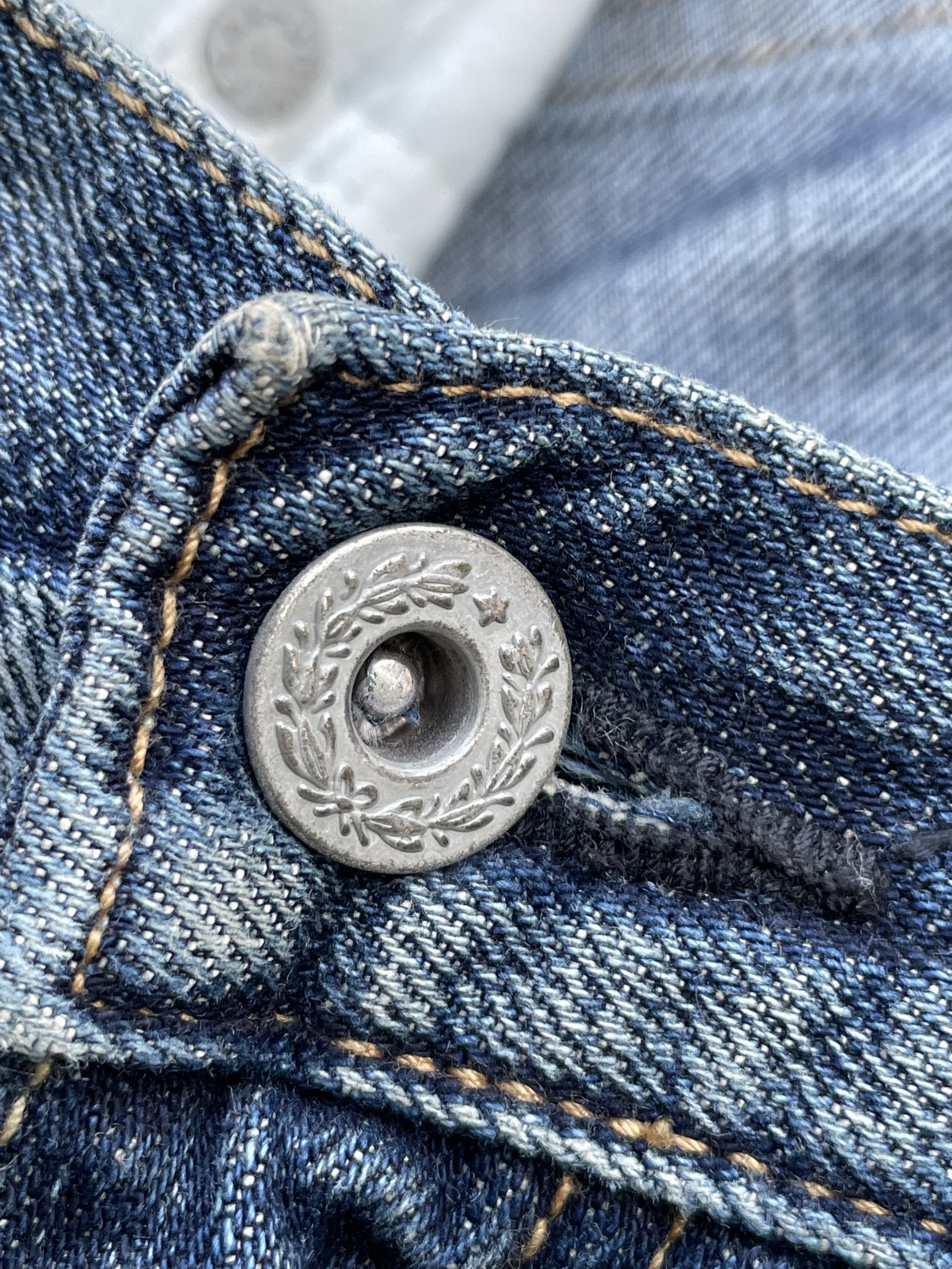 Vintage Fundamental Japan Aging Wash Denim