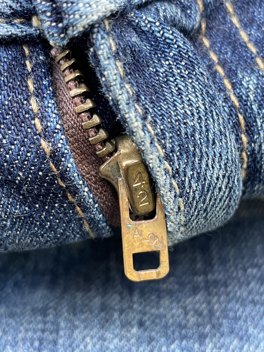 Vintage Fundamental Japan Aging Wash Denim