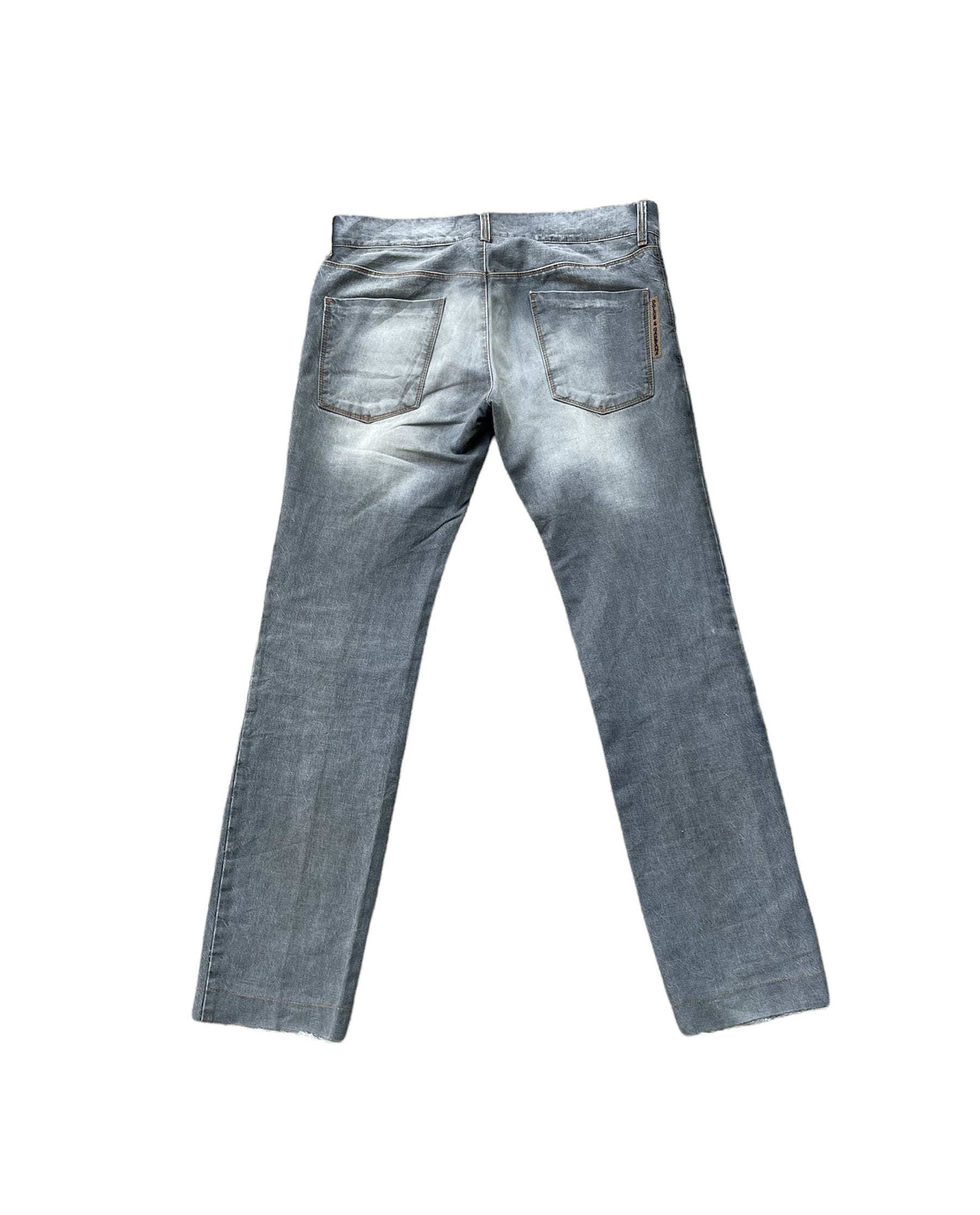 Vintage Dolce & Gabbana 14 Gold Aging Denim