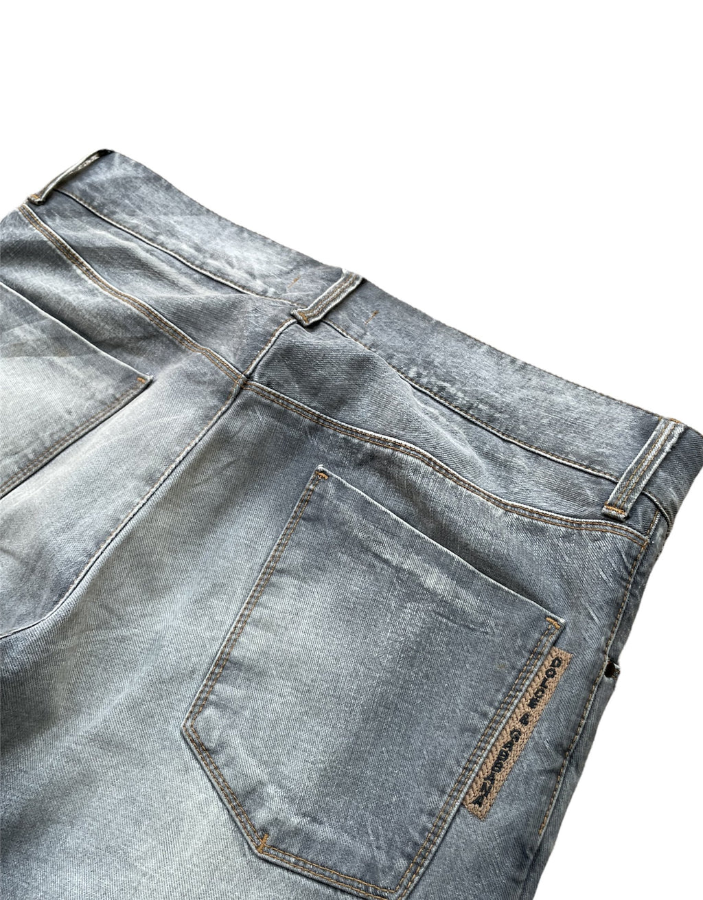 Vintage Dolce & Gabbana 14 Gold Aging Denim