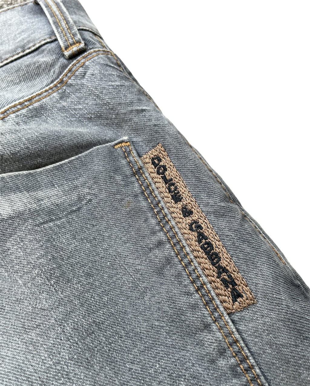 Vintage Dolce & Gabbana 14 Gold Aging Denim