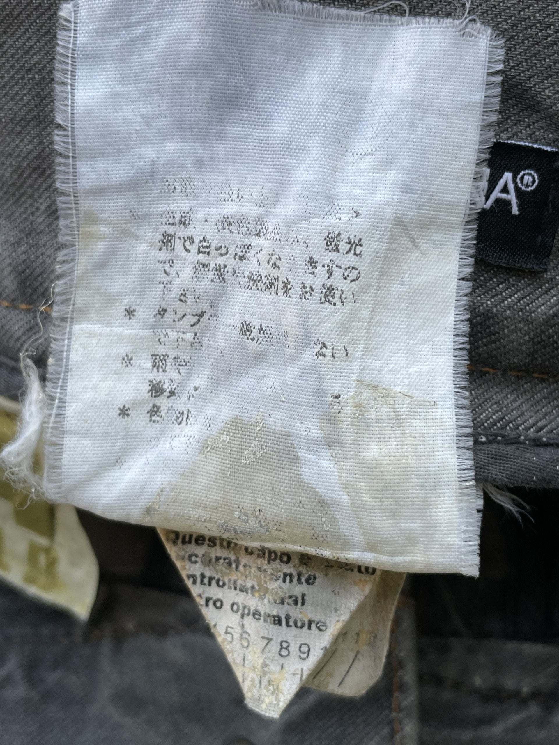 Vintage Dolce & Gabbana 14 Gold Aging Denim