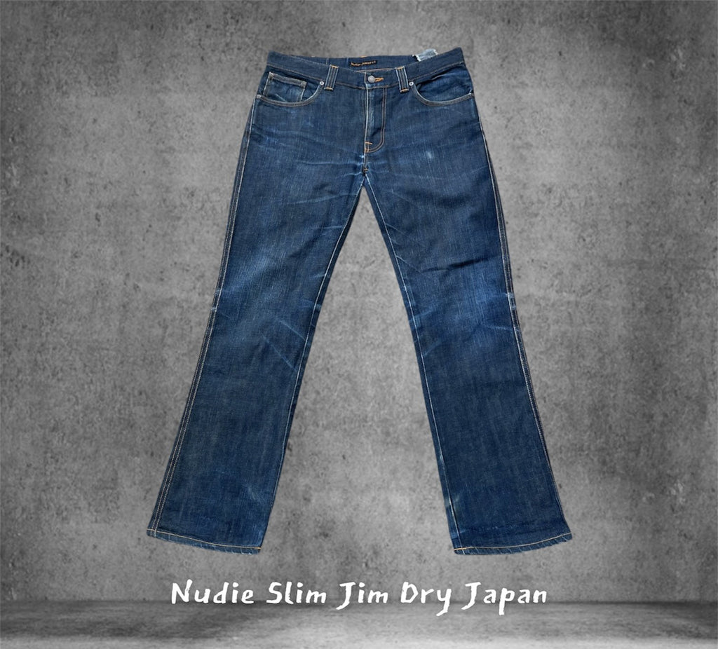 Vintage Nudie Slim Jim Dry Japan Denim