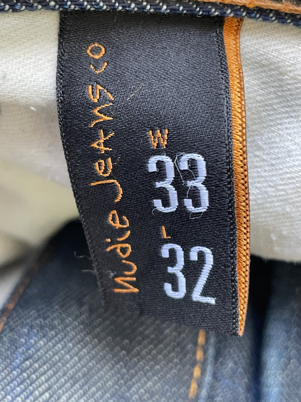 Vintage Nudie Slim Jim Dry Japan Denim