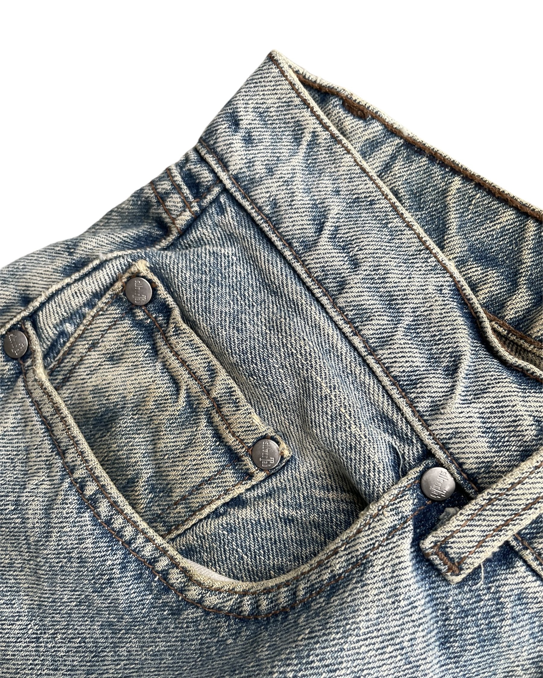 Vintage Levis Silver Tab 1993 Aging Faded Wash