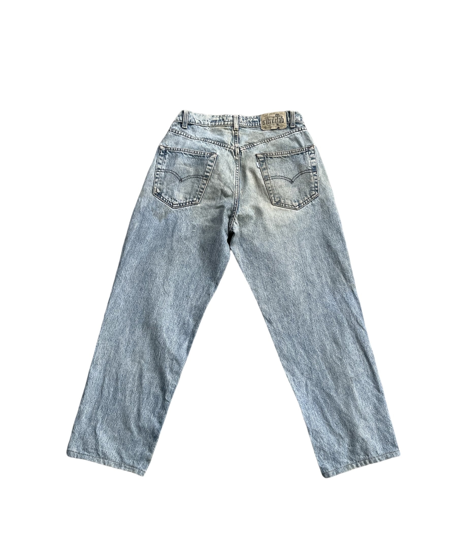 Vintage Levis Silver Tab 1993 Aging Faded Wash