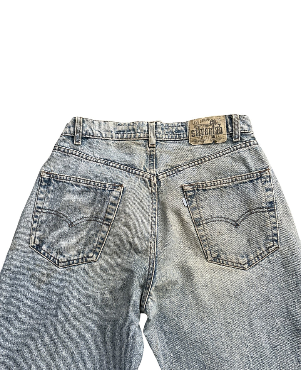 Vintage Levis Silver Tab 1993 Aging Faded Wash