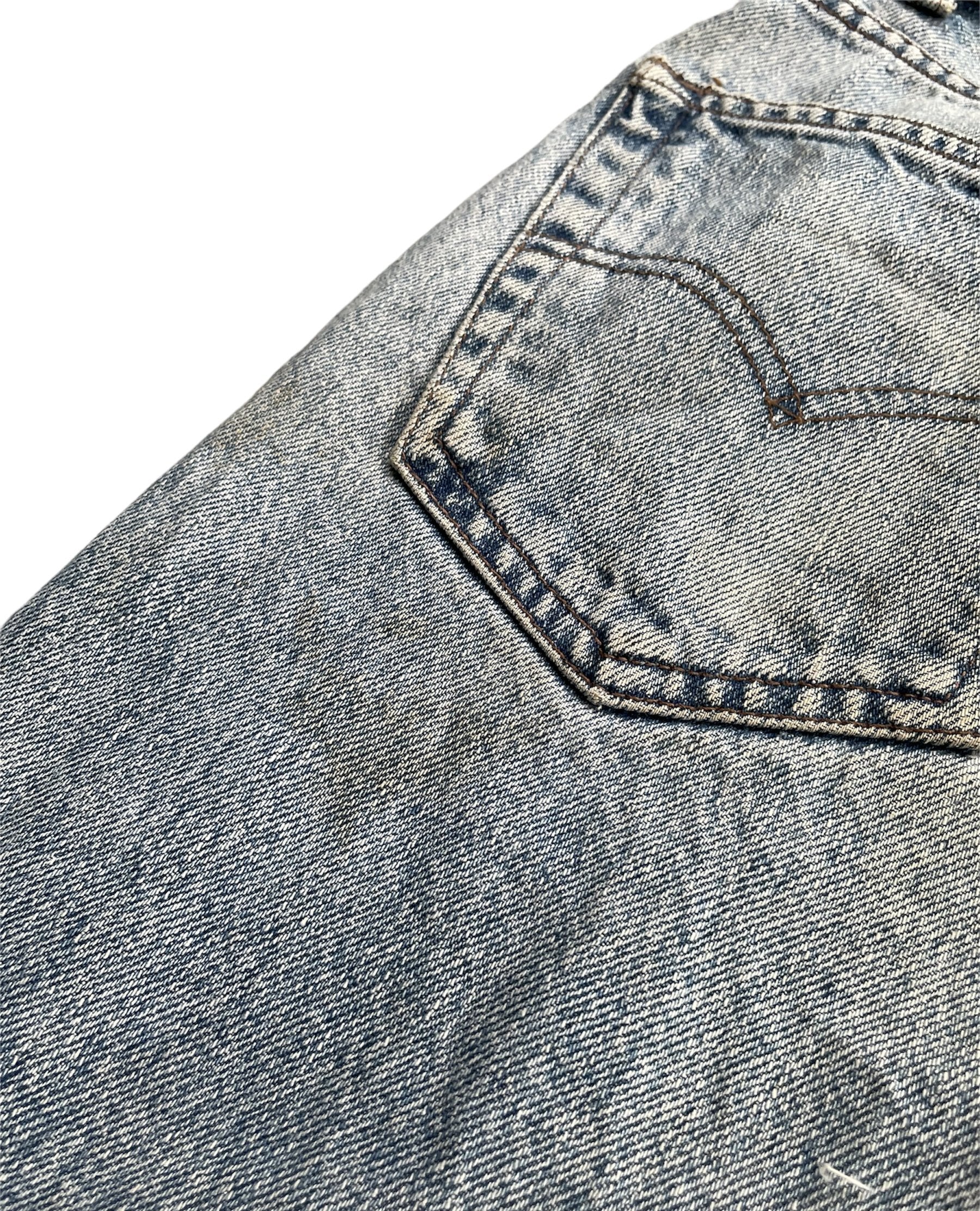 Vintage Levis Silver Tab 1993 Aging Faded Wash