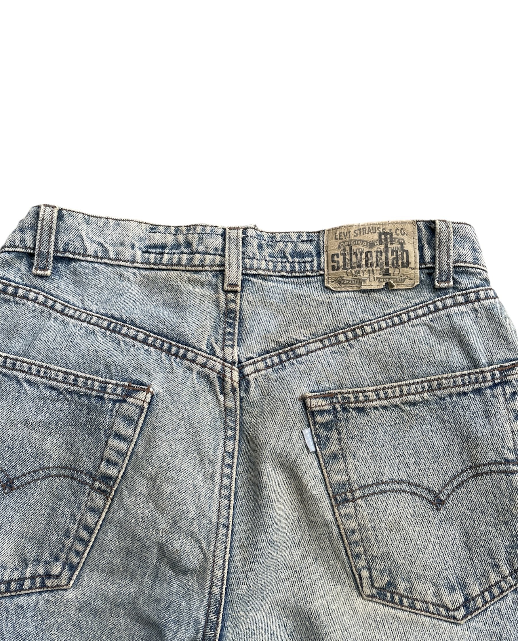 Vintage Levis Silver Tab 1993 Aging Faded Wash