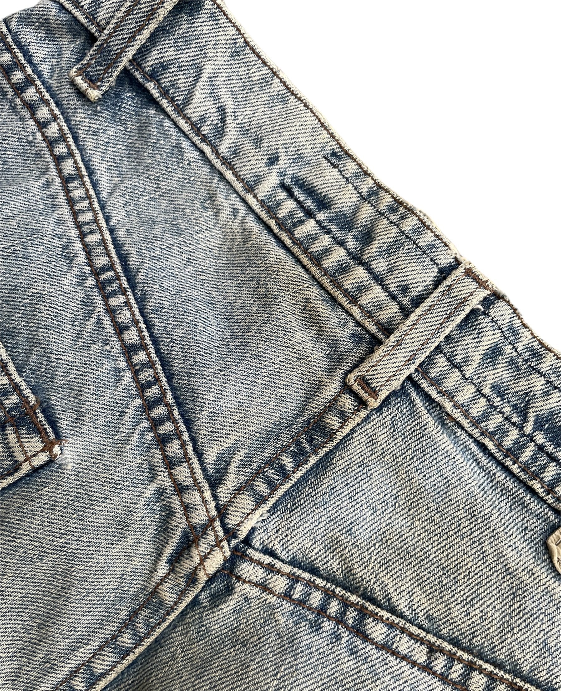 Vintage Levis Silver Tab 1993 Aging Faded Wash
