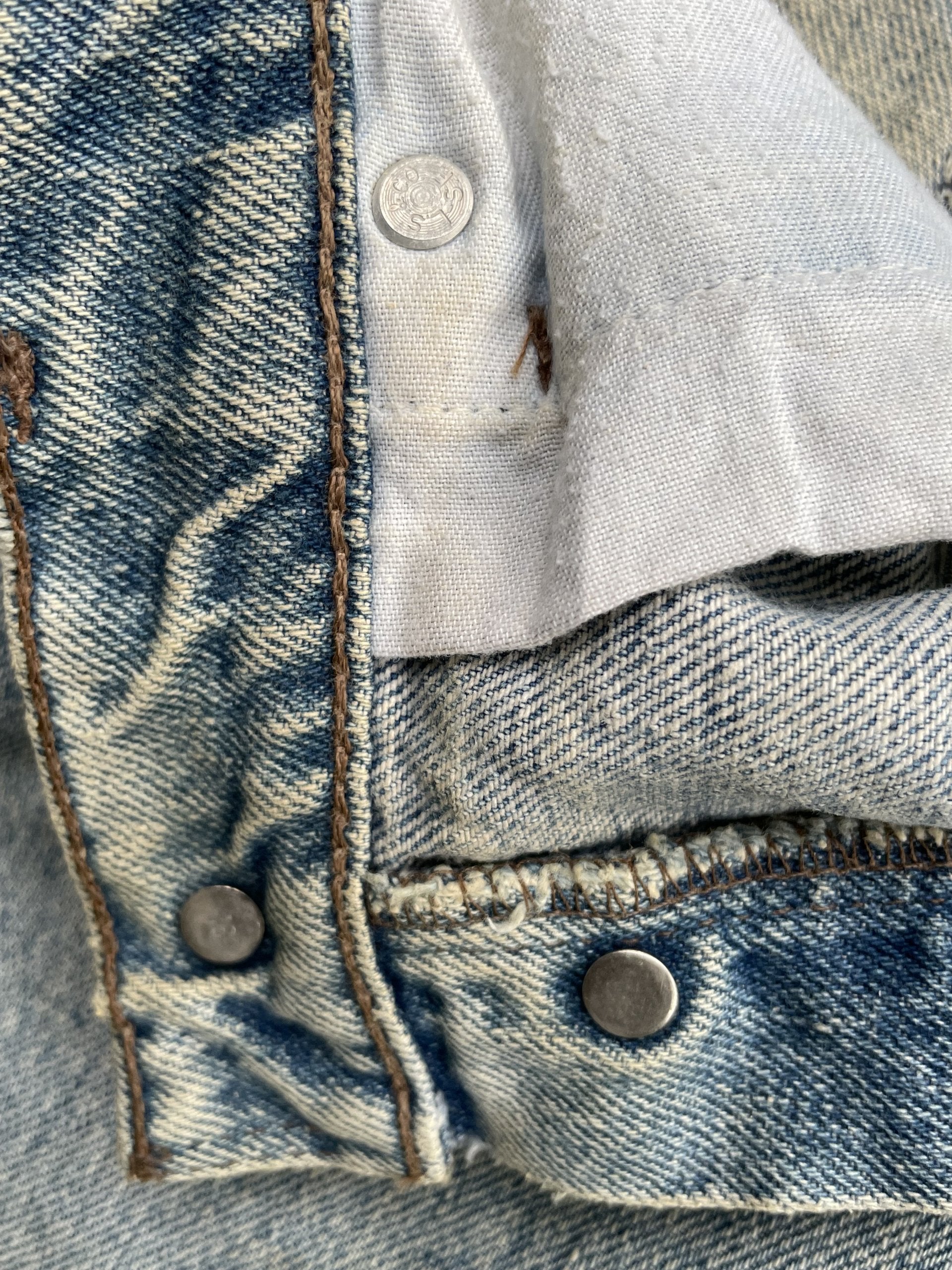 Vintage Levis Silver Tab 1993 Aging Faded Wash