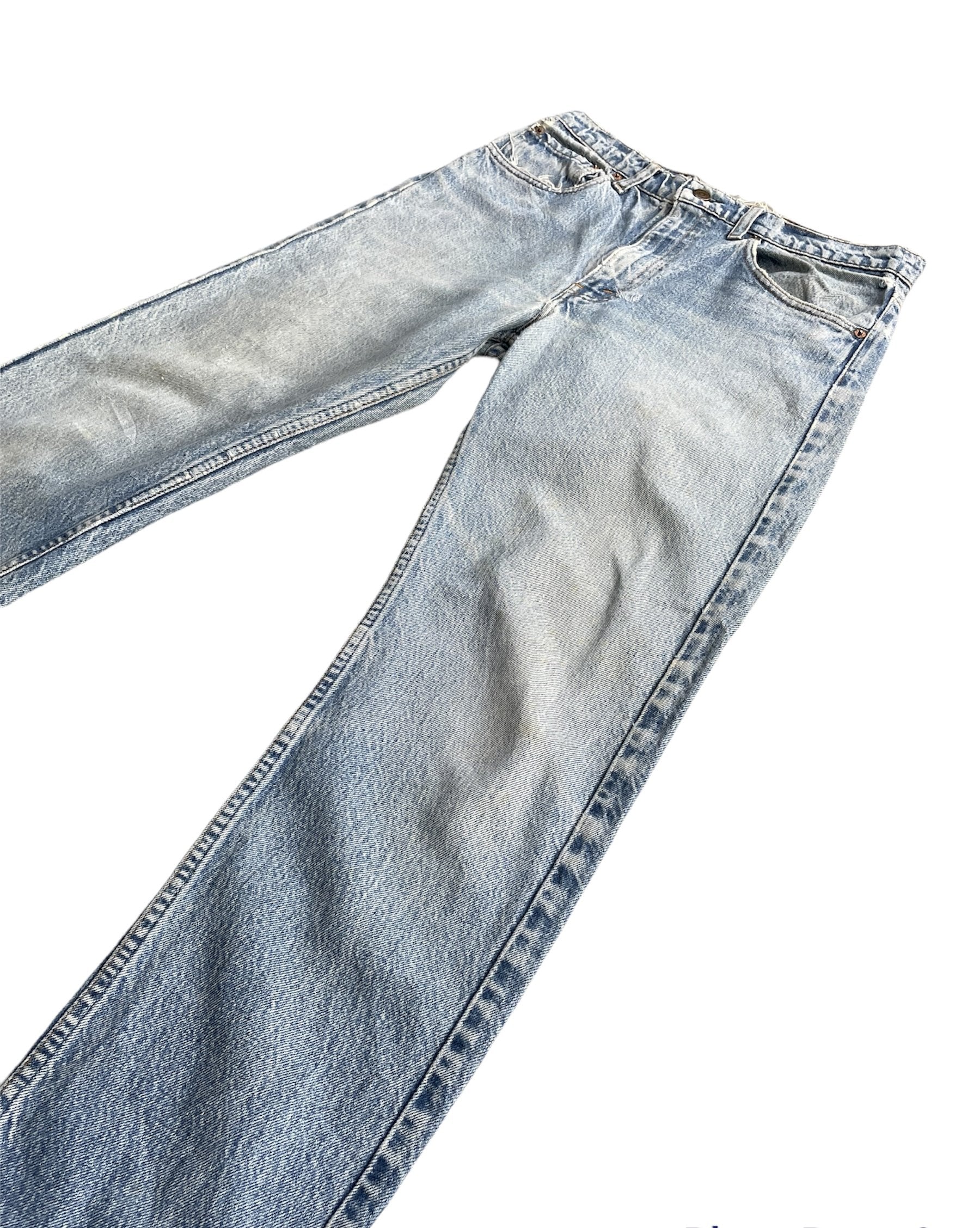 Vintage Levis 505 e 1991 Usa Aging Faded Distressed