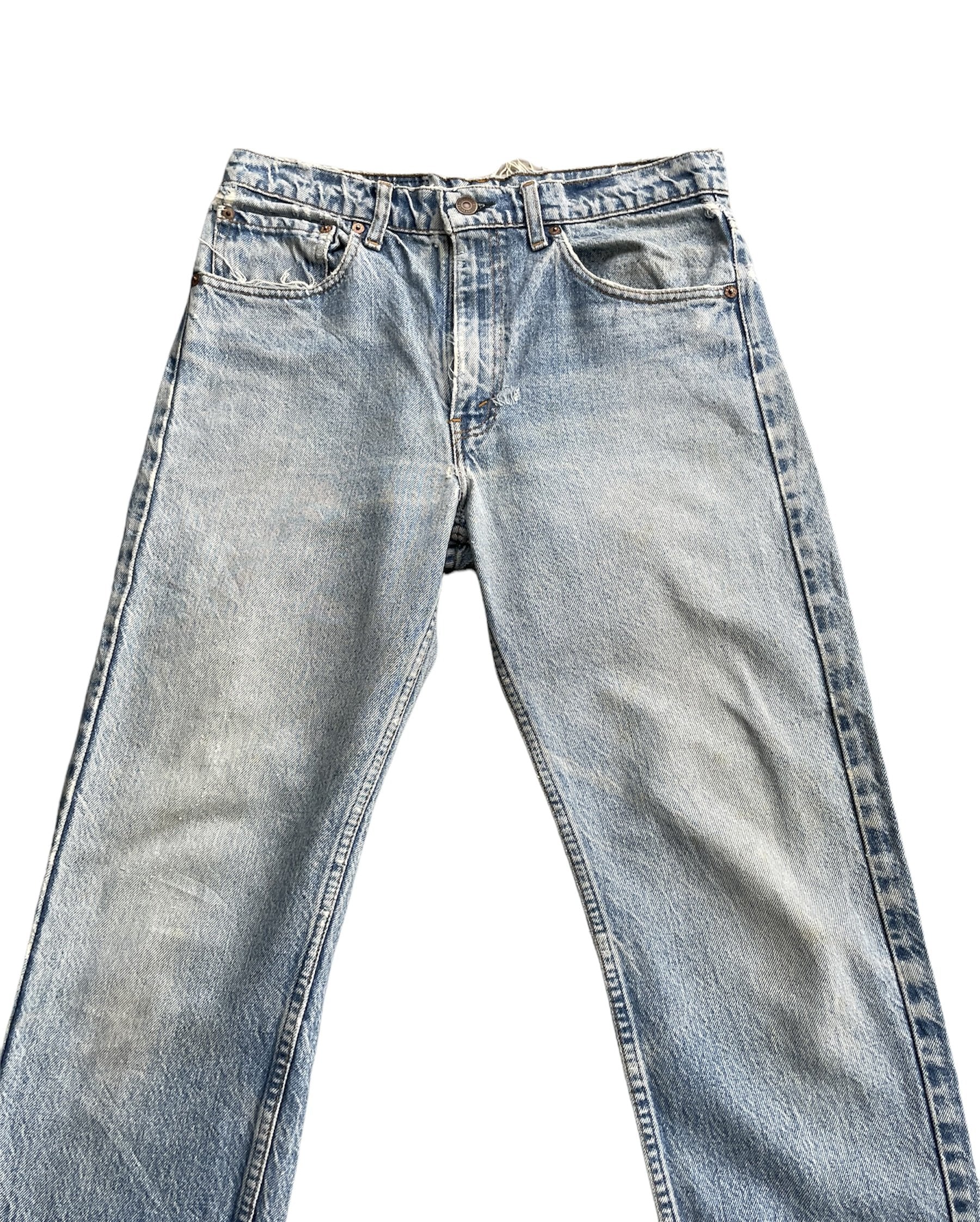 Vintage Levis 505 e 1991 Usa Aging Faded Distressed