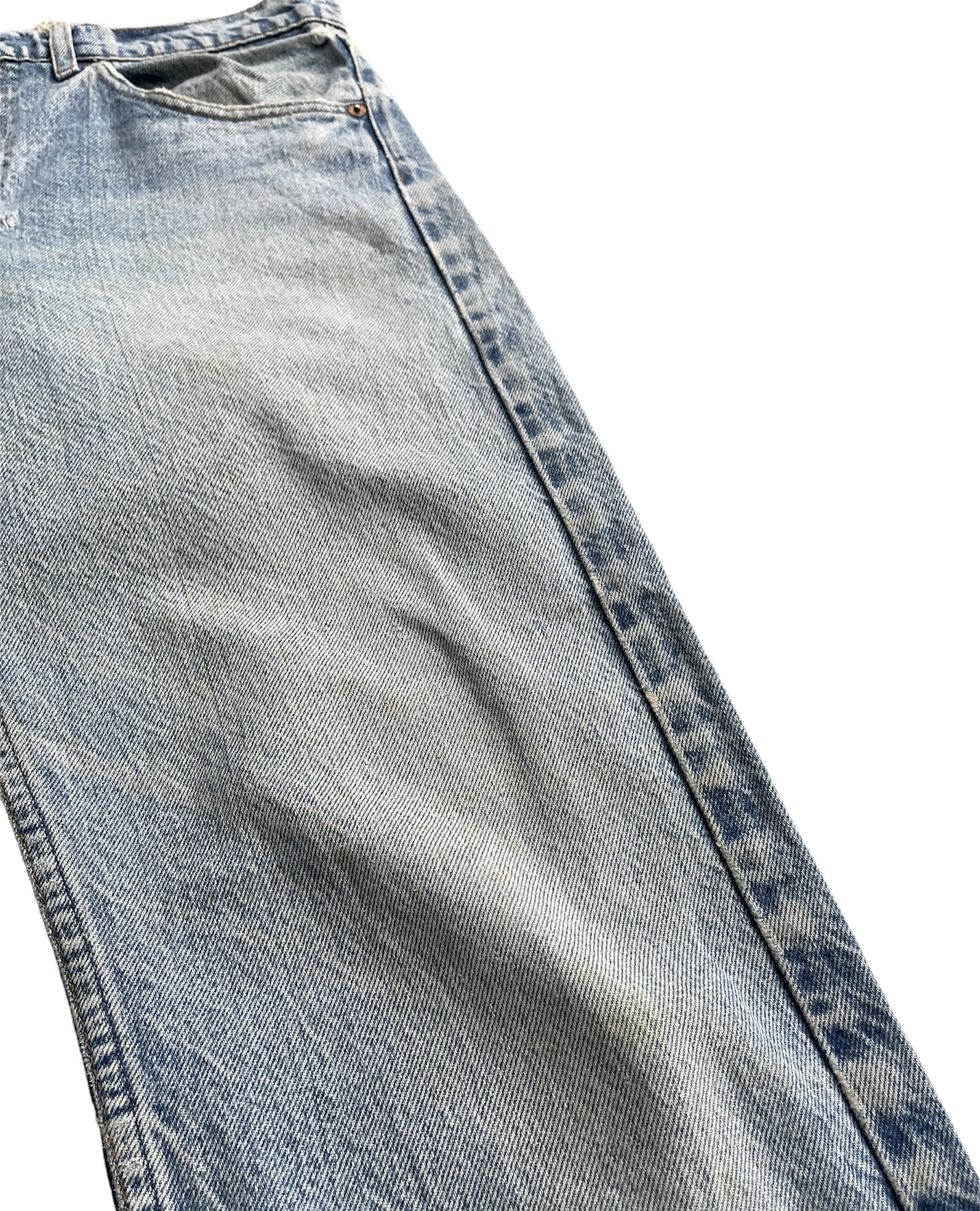 Vintage Levis 505 e 1991 Usa Aging Faded Distressed