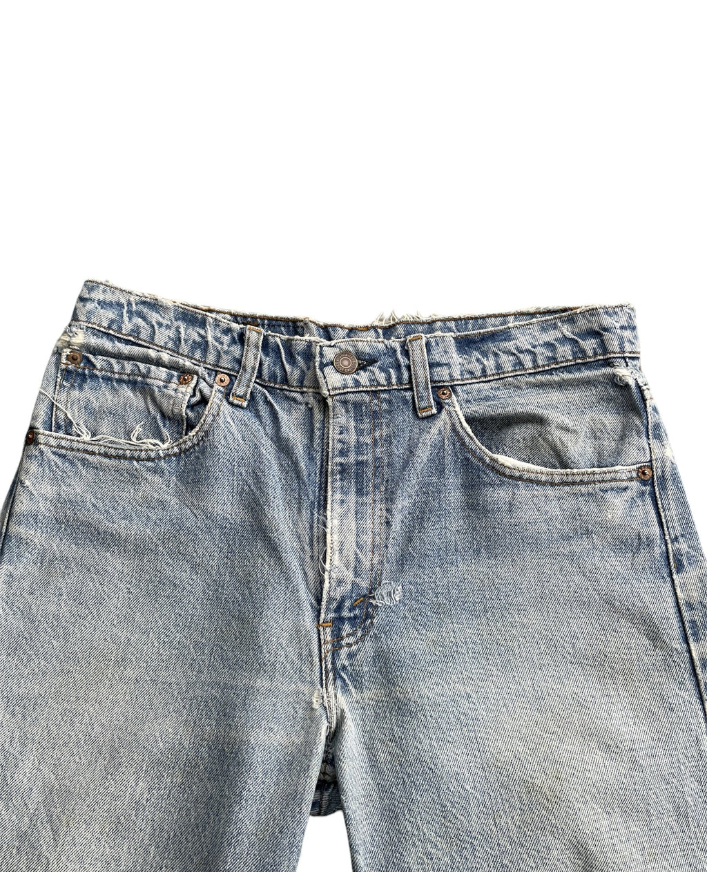 Vintage Levis 505 e 1991 Usa Aging Faded Distressed