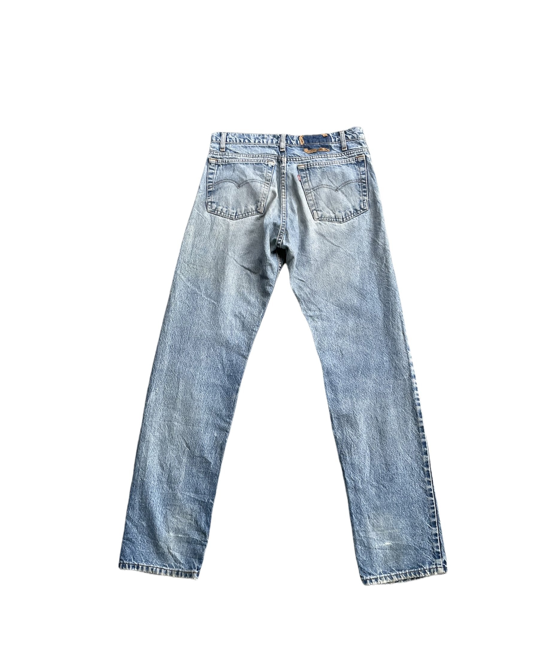Vintage Levis 505 e 1991 Usa Aging Faded Distressed