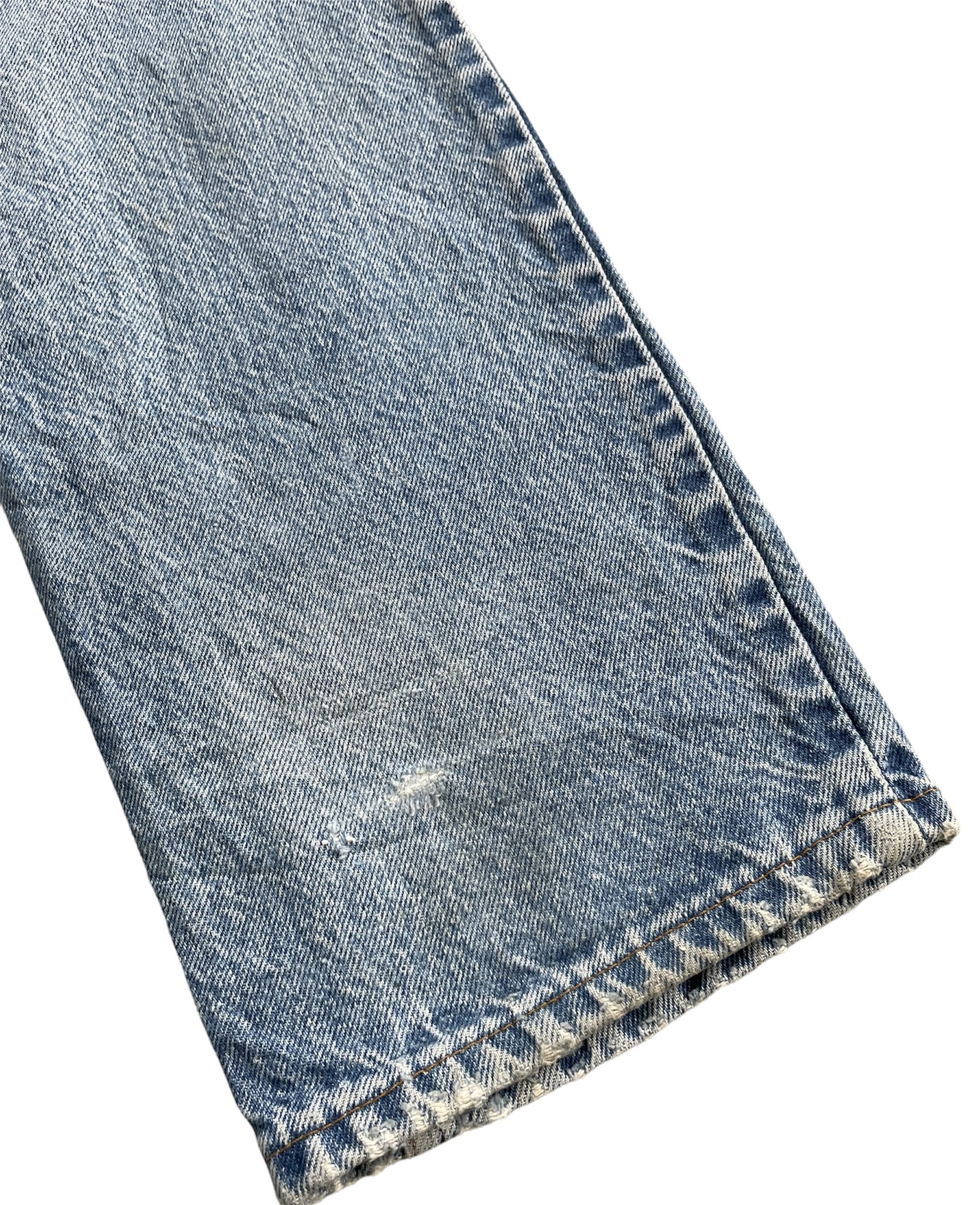Vintage Levis 505 e 1991 Usa Aging Faded Distressed