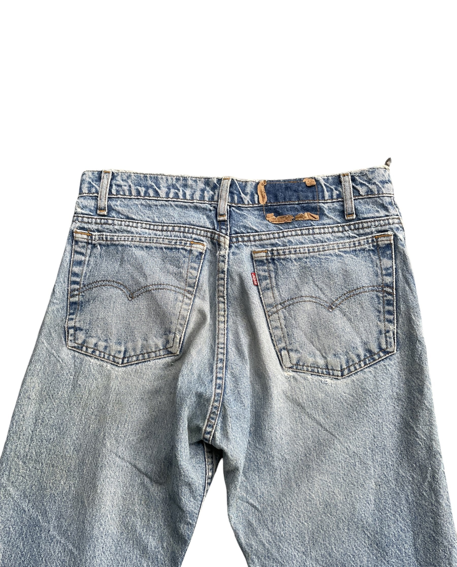 Vintage Levis 505 e 1991 Usa Aging Faded Distressed
