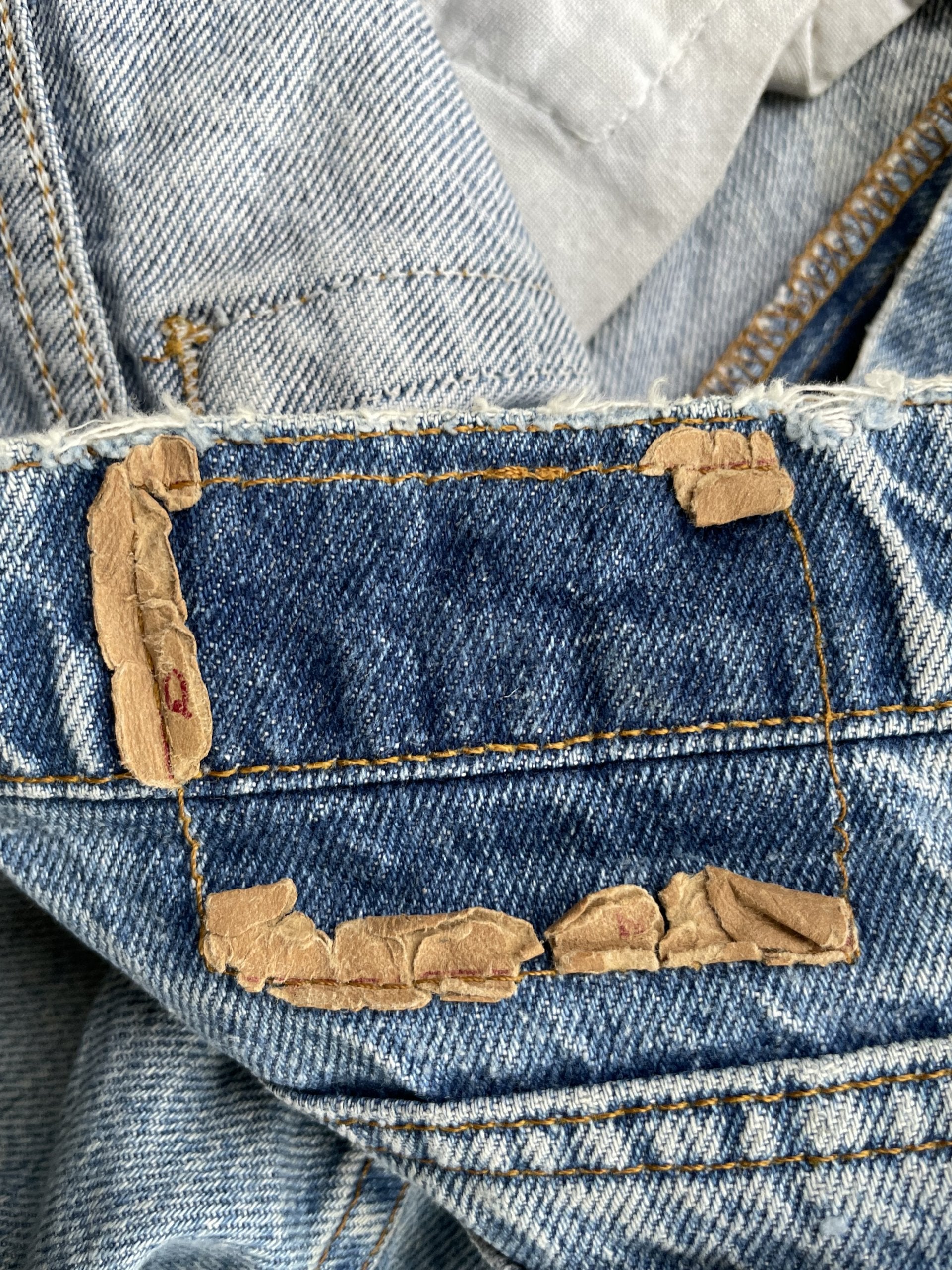 Vintage Levis 505 e 1991 Usa Aging Faded Distressed