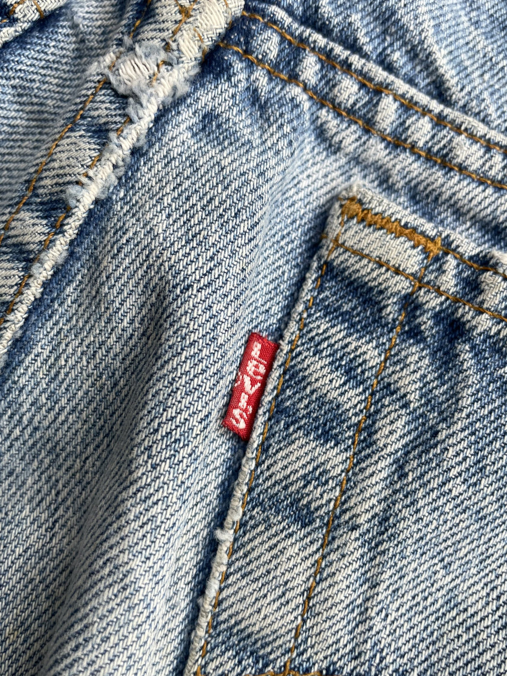 Vintage Levis 505 e 1991 Usa Aging Faded Distressed