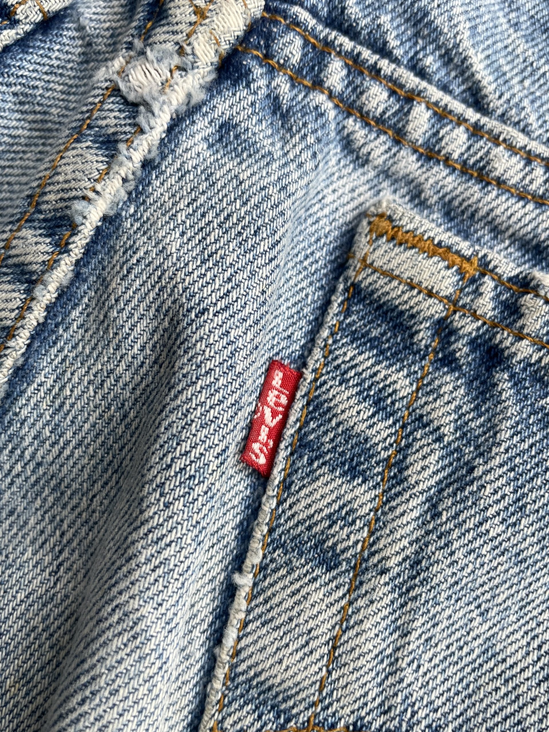 Vintage Levis 505 e 1991 Usa Aging Faded Distressed