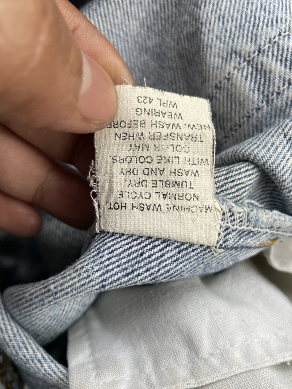 Vintage Levis 505 e 1991 Usa Aging Faded Distressed