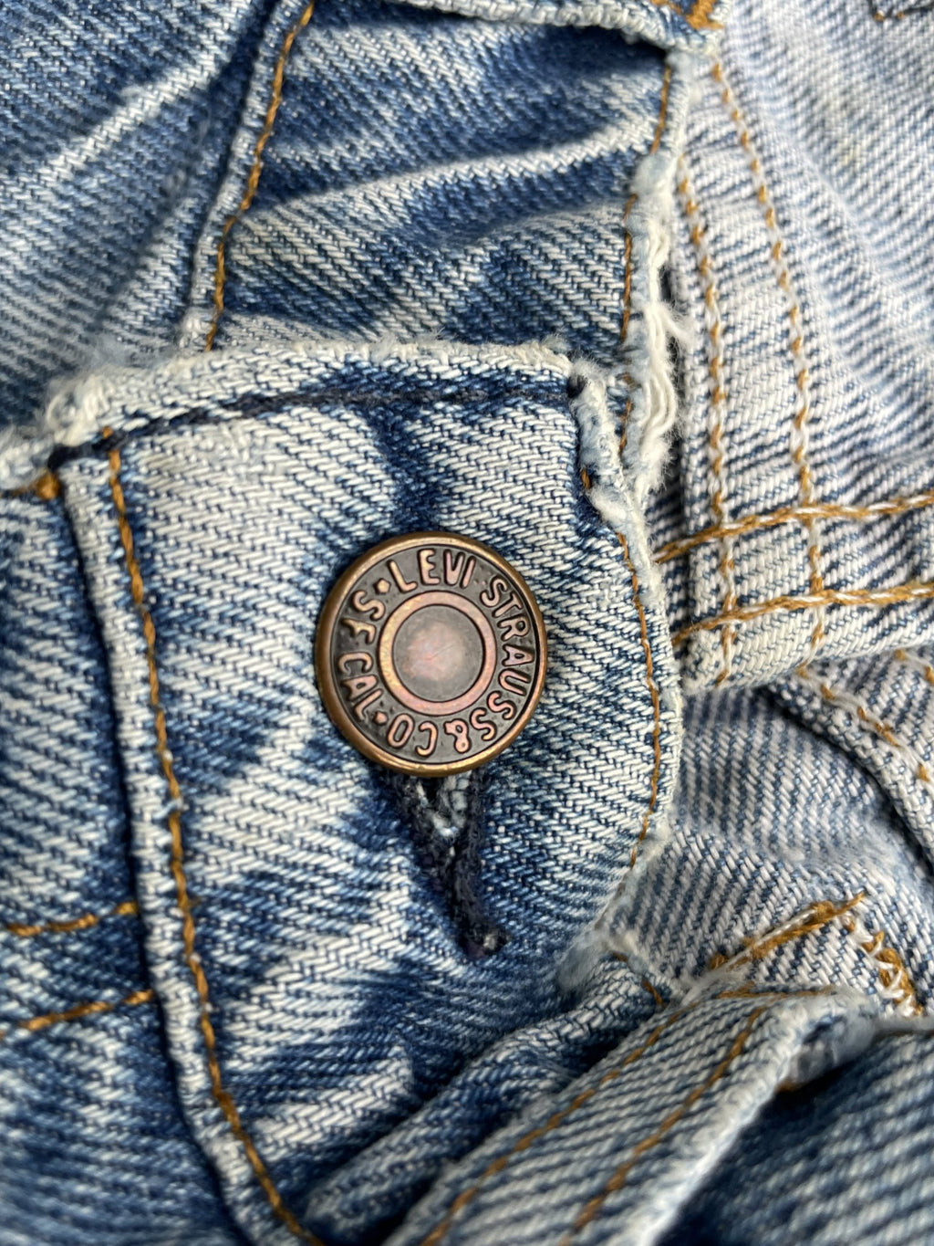 Vintage Levis 505 e 1991 Usa Aging Faded Distressed