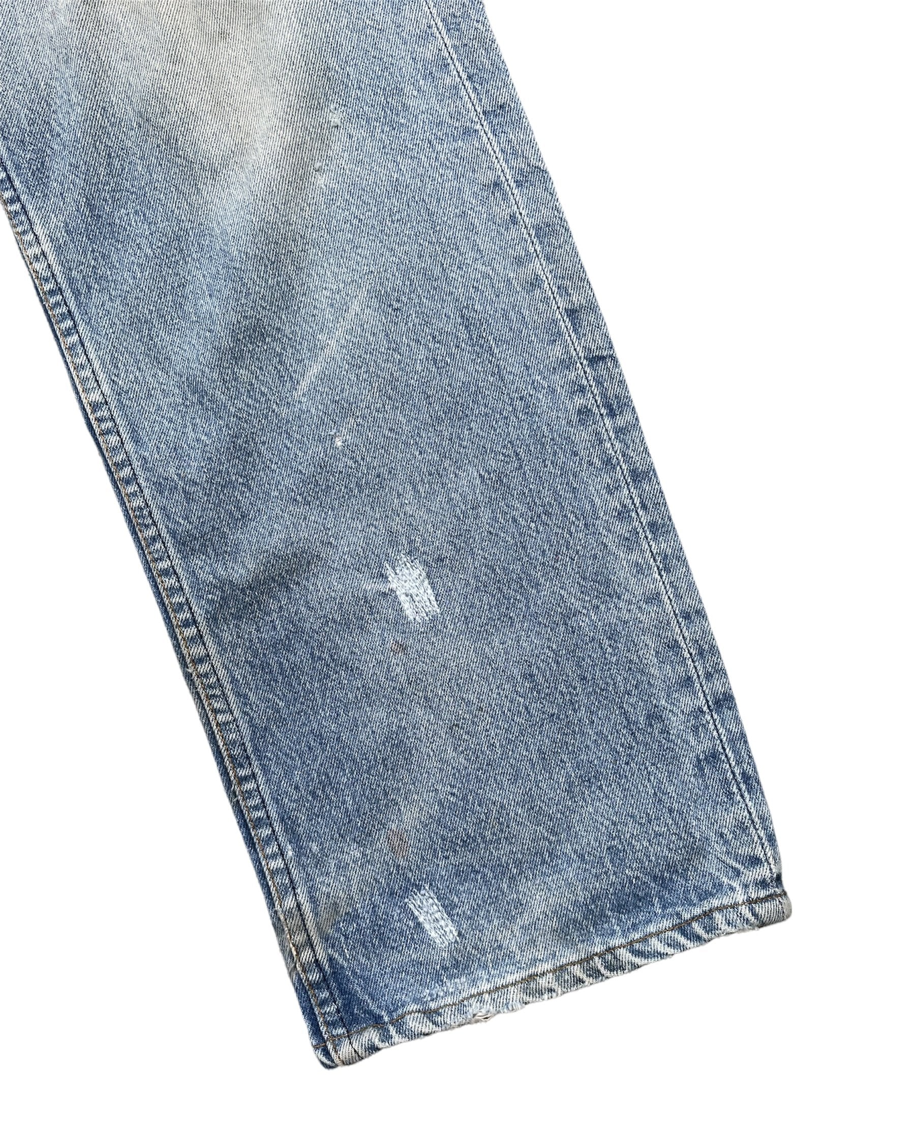 Vintage 1988 Levis 501 e Usa Aging Faded Distressed