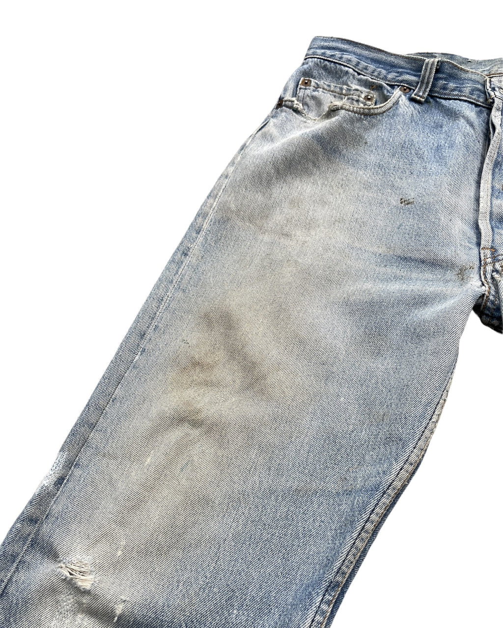 Vintage 1988 Levis 501 e Usa Aging Faded Distressed
