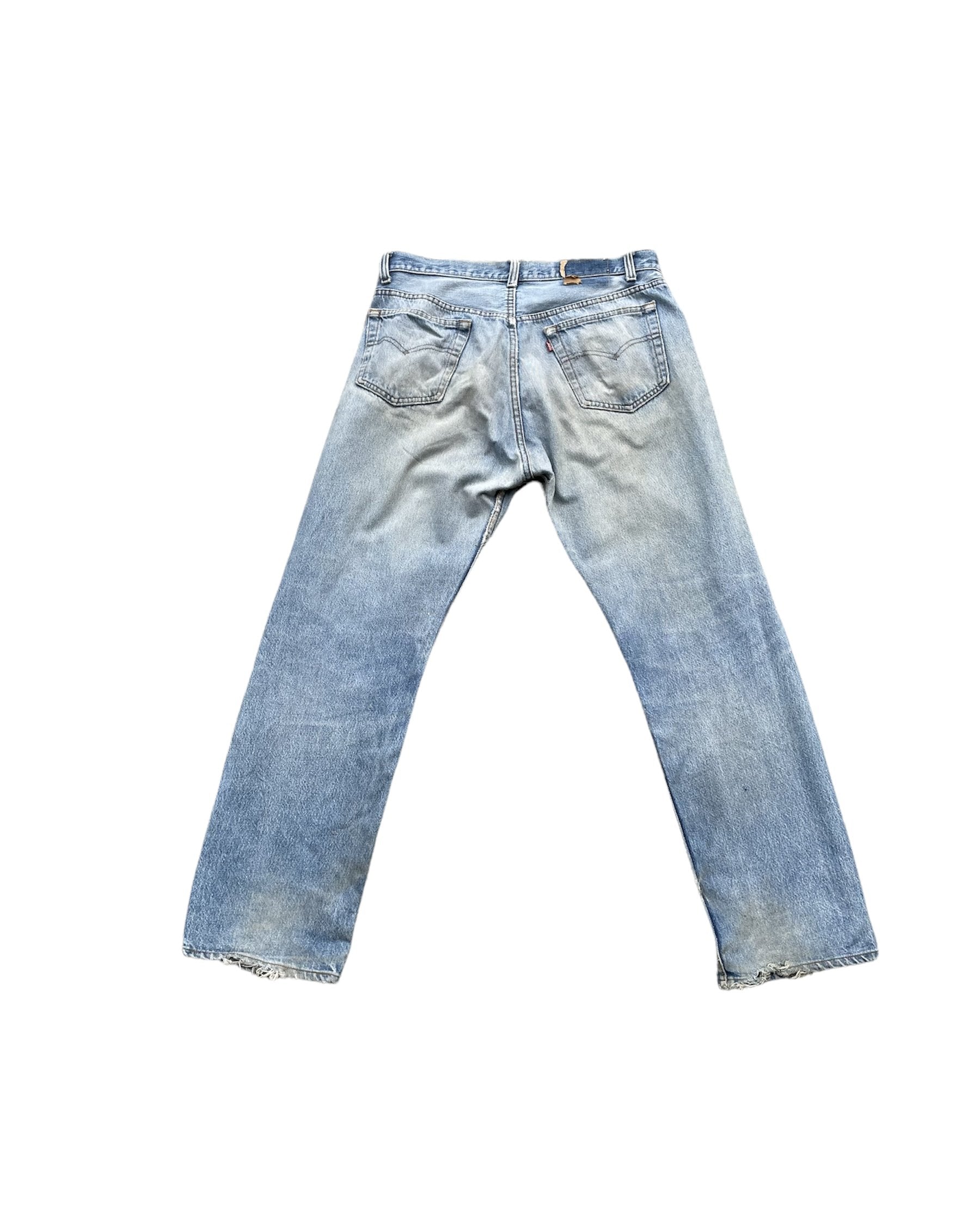 Vintage 1988 Levis 501 e Usa Aging Faded Distressed