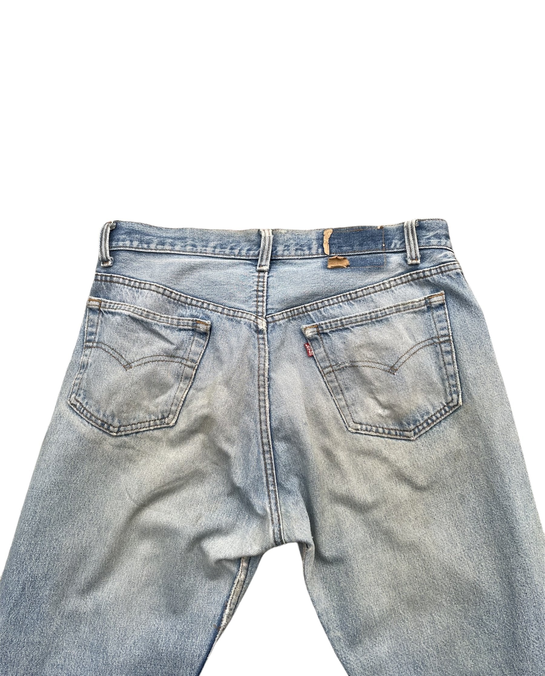 Vintage 1988 Levis 501 e Usa Aging Faded Distressed