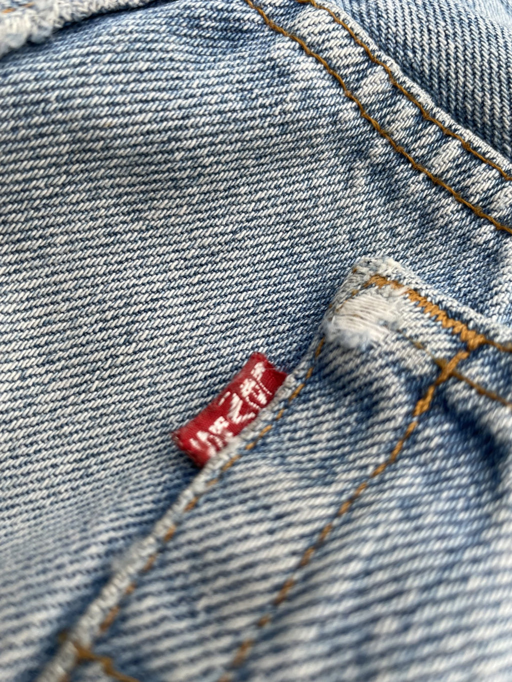 Vintage 1988 Levis 501 e Usa Aging Faded Distressed