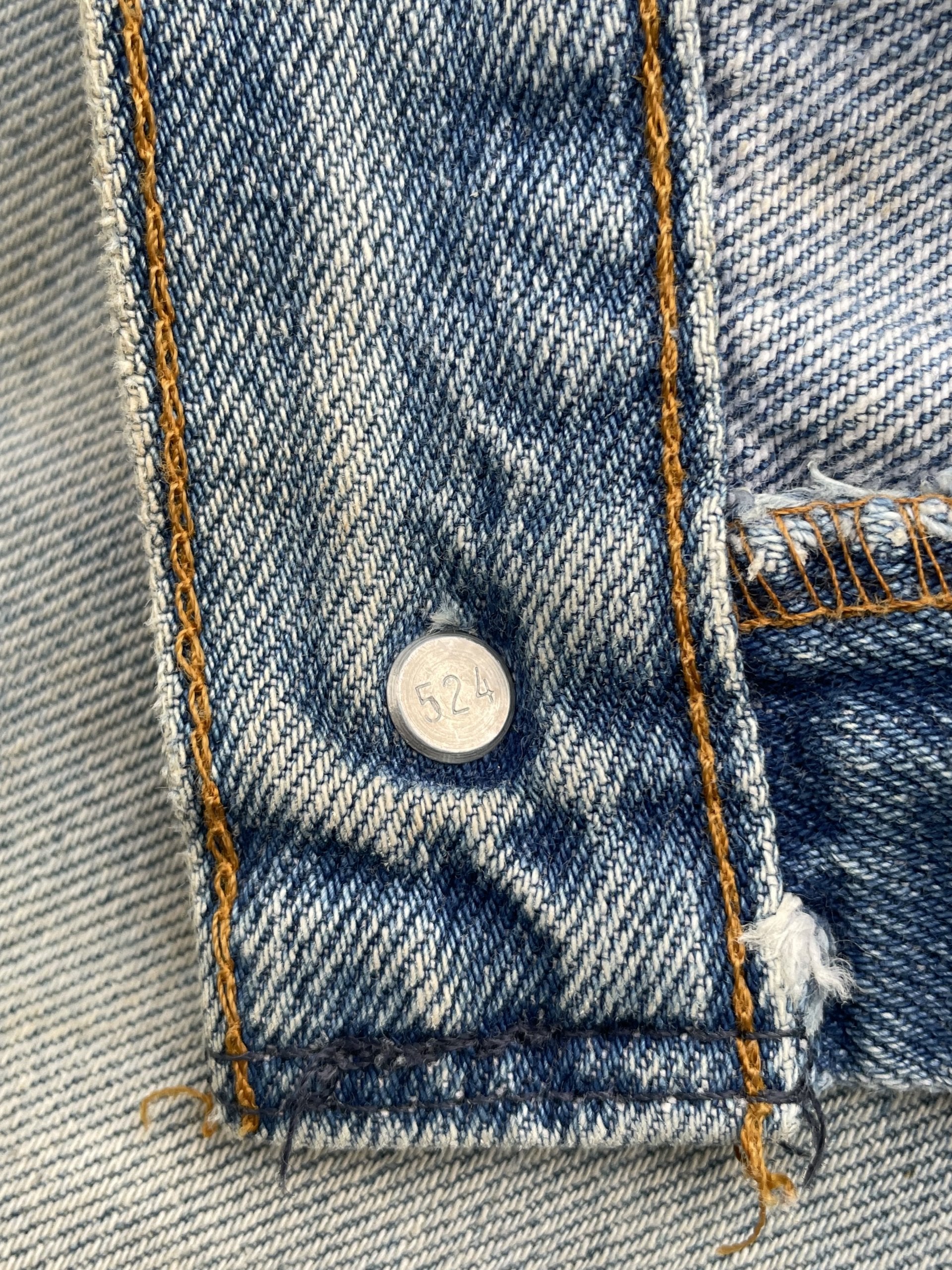 Vintage 1988 Levis 501 e Usa Aging Faded Distressed