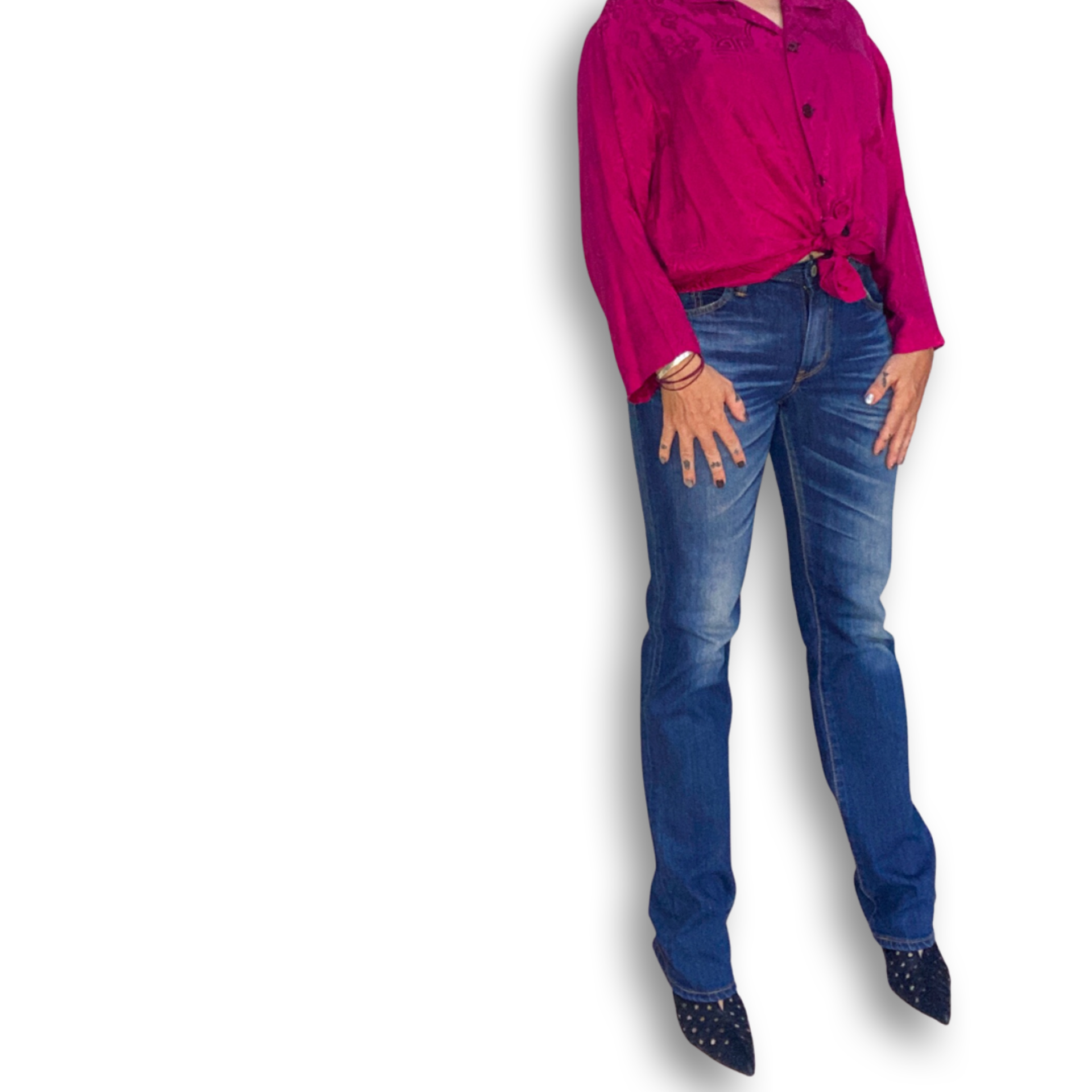 EDWIN LOT 503 'MADE IN JAPAN' TAPER CUT MID RISE JEANS // Zipper fly, longer length; waist 27 - leg 33