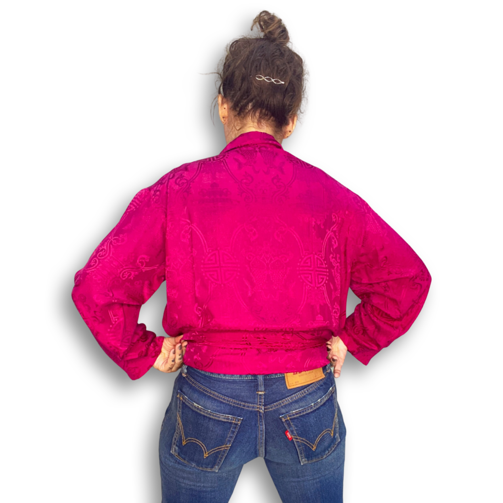 EDWIN LOT 503 'MADE IN JAPAN' TAPER CUT MID RISE JEANS // Zipper fly, longer length; waist 27 - leg 33