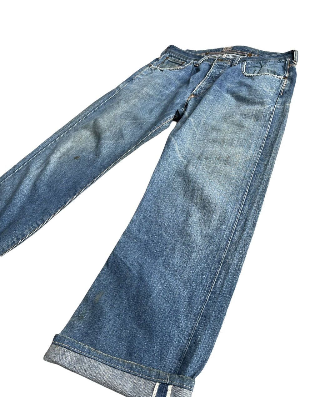 Vintage Lee Cowboy Lot 101 Aging Selvedge Denim