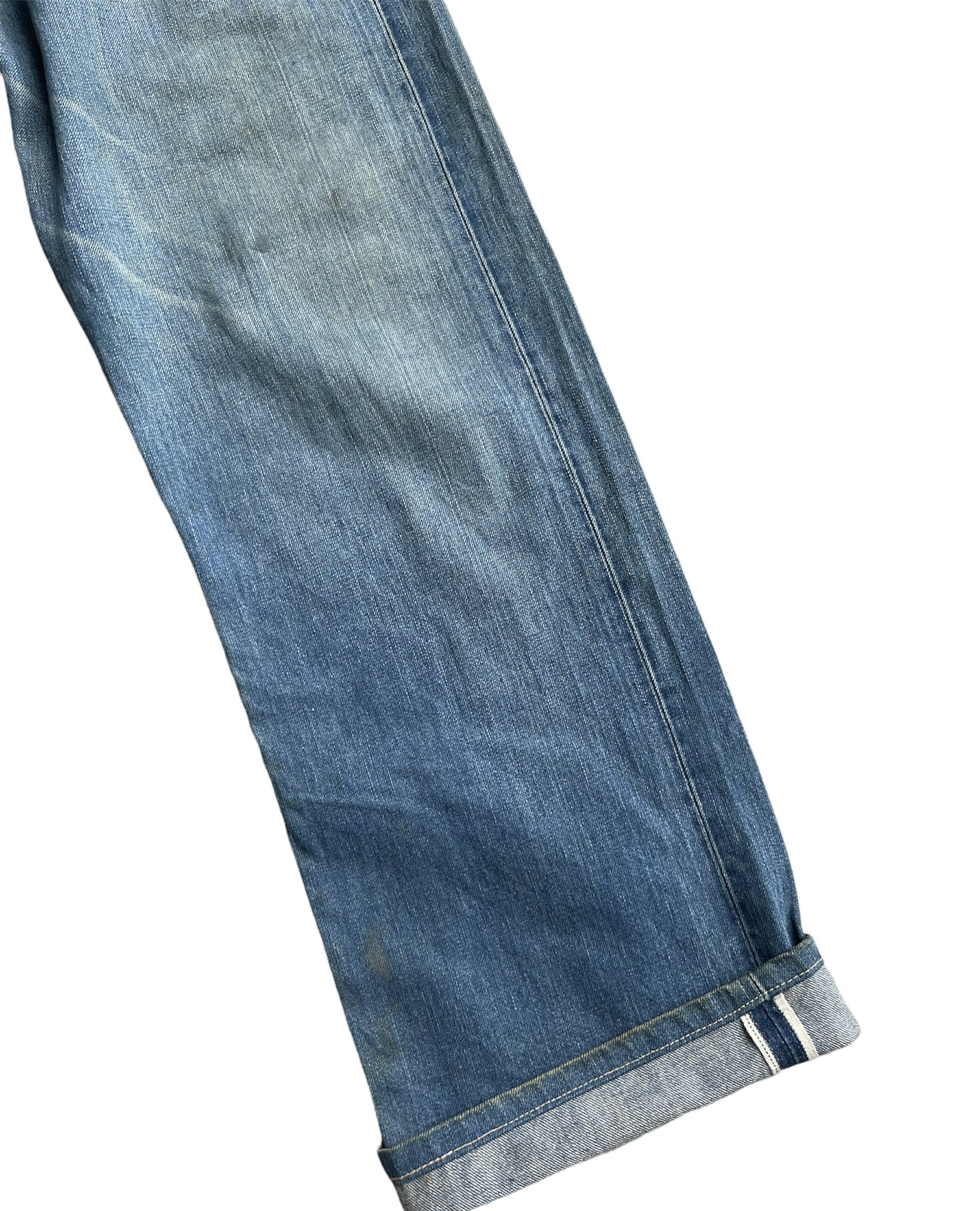 Vintage Lee Cowboy Lot 101 Aging Selvedge Denim