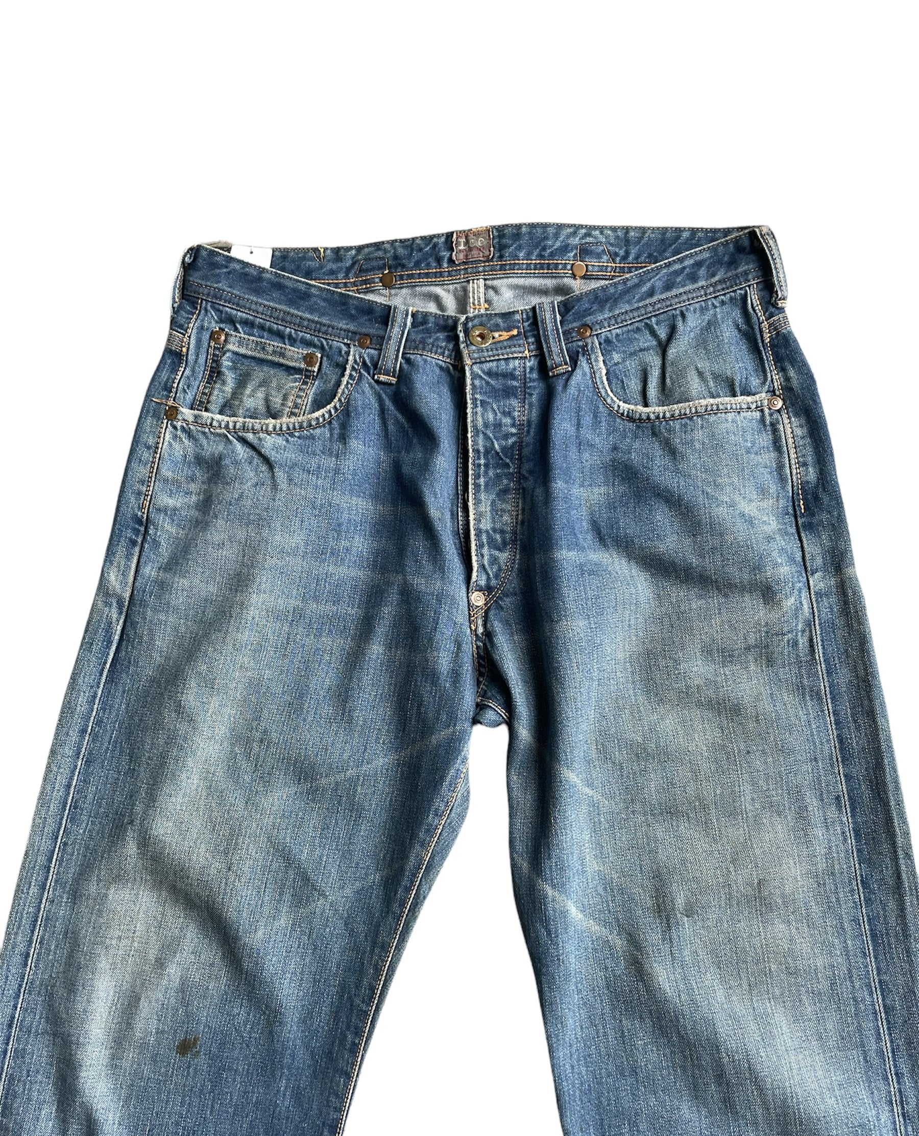 Vintage Lee Cowboy Lot 101 Aging Selvedge Denim