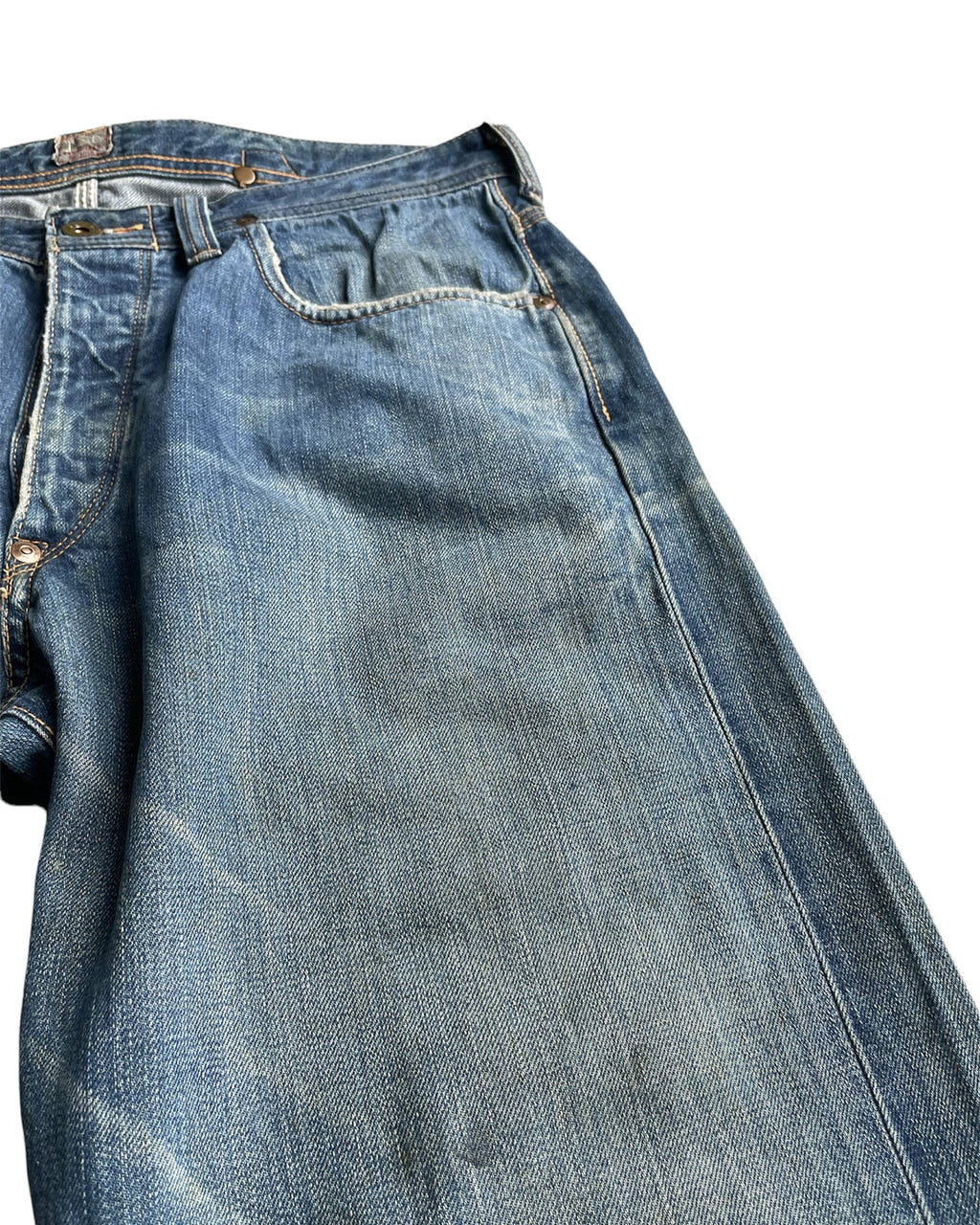Vintage Lee Cowboy Lot 101 Aging Selvedge Denim